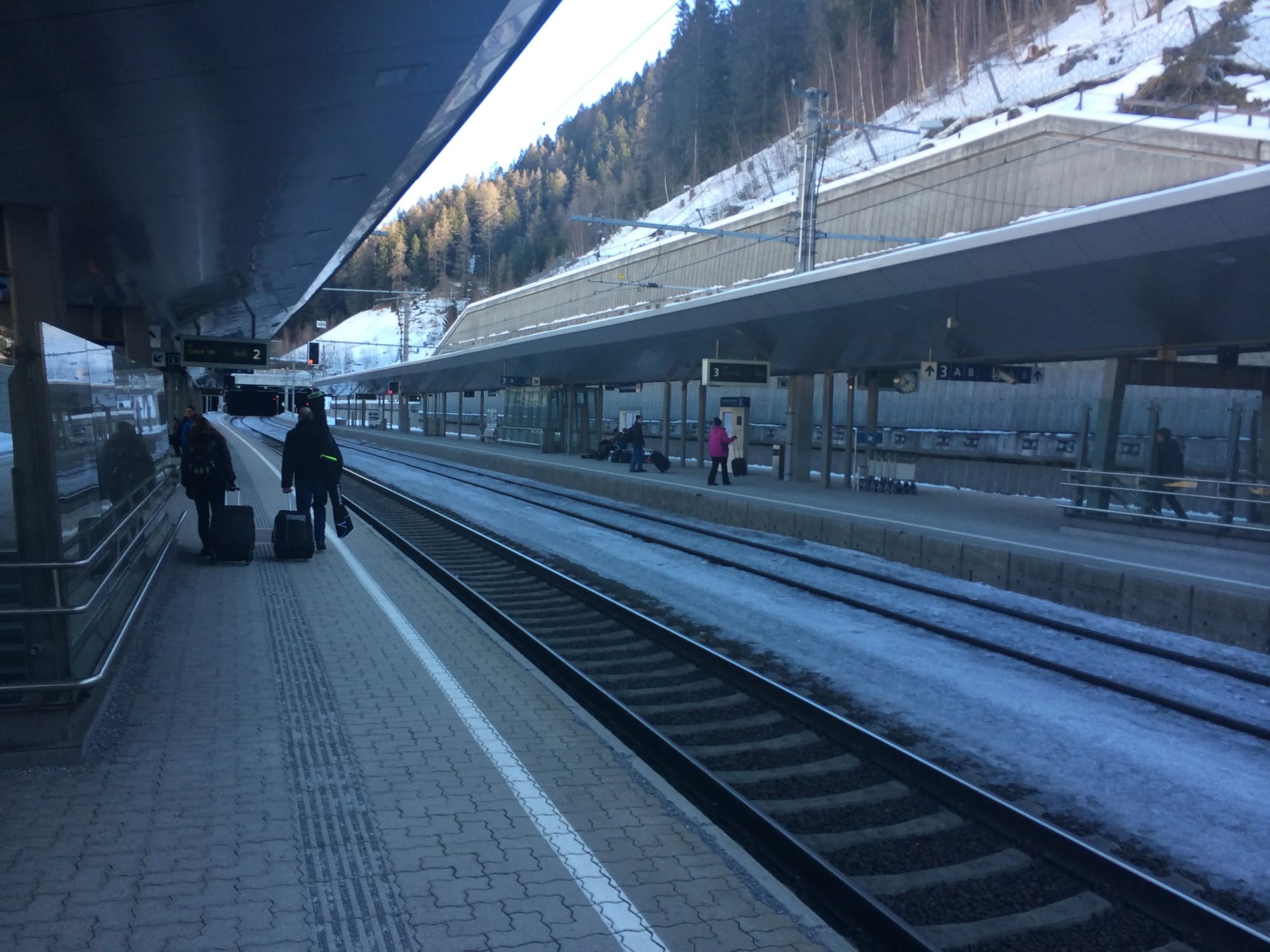 Photo by Author — St Anton Train Station