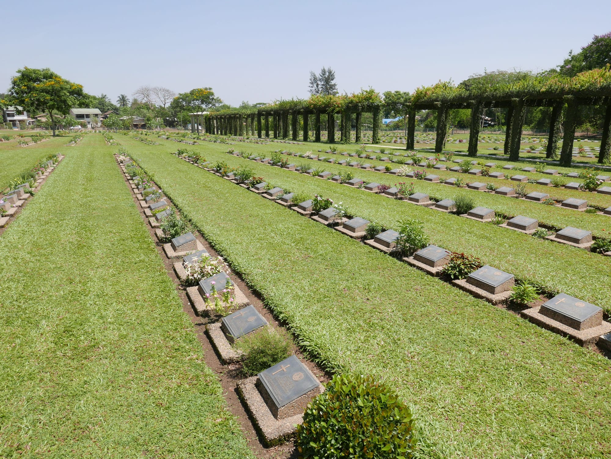 Photo by Author — The Taukkyan War Cemetery, Yangon (Rangoon), Myanmar (Burma)