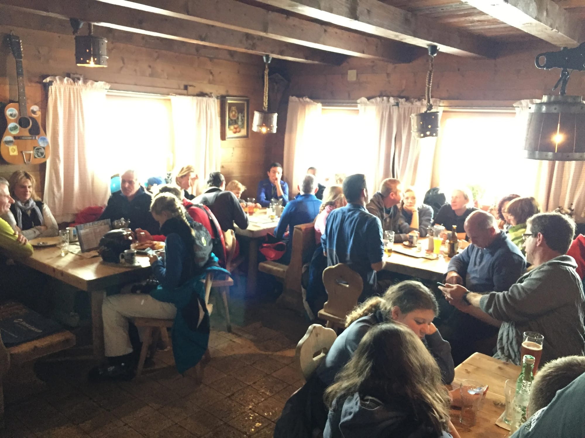 Photo by Author — Gasthaus Markbachjoch-Alm for lunch