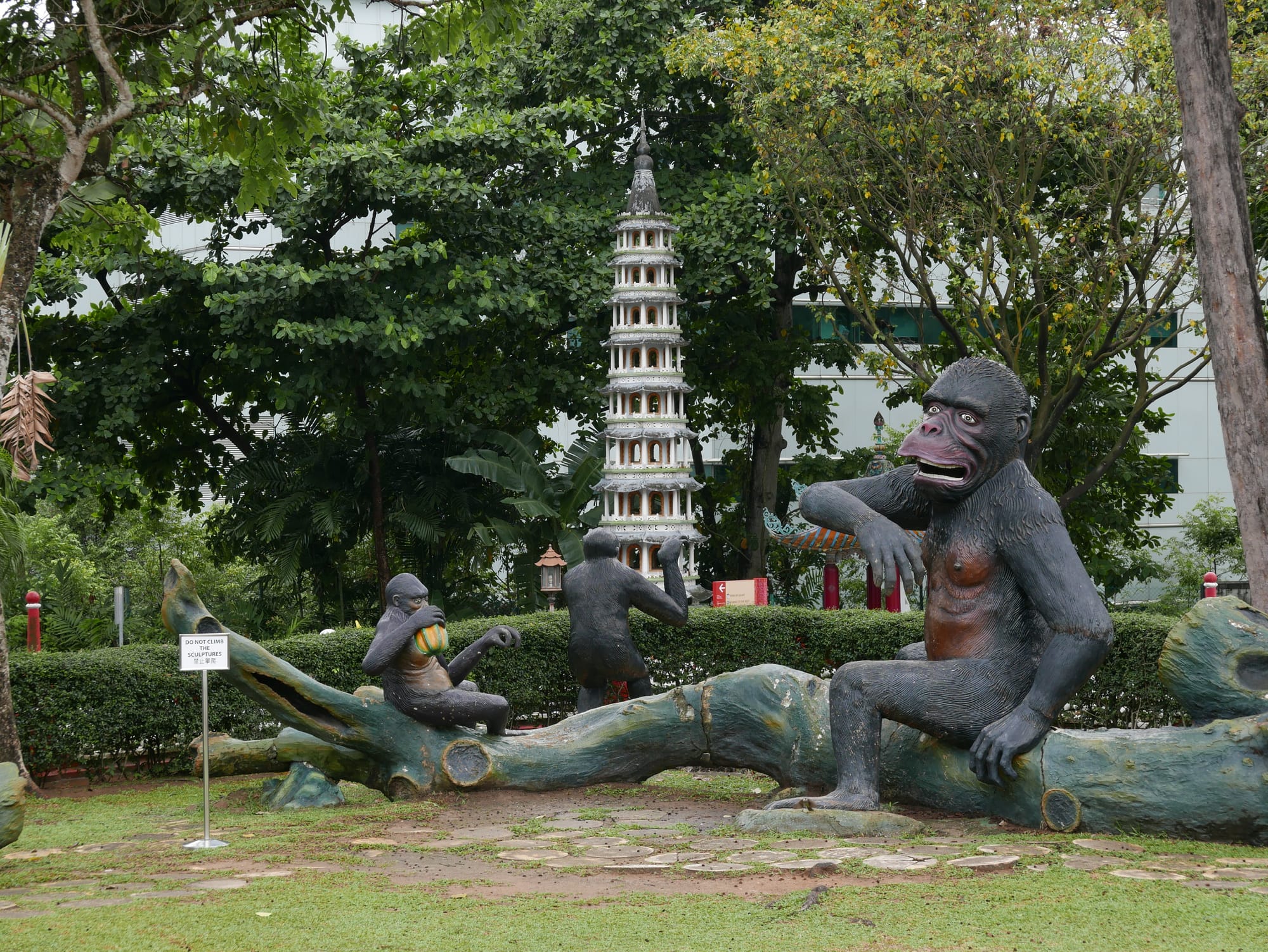 Photo by Author — apes — Haw Par Villa, Singapore