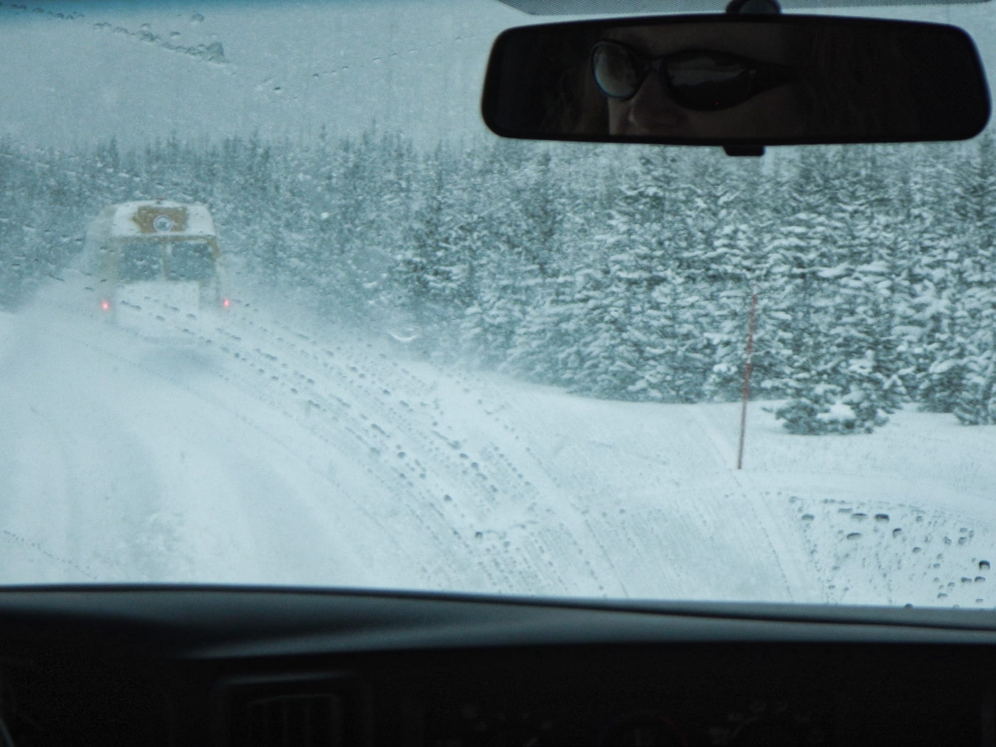 Photo by Author — road conditions were terrible