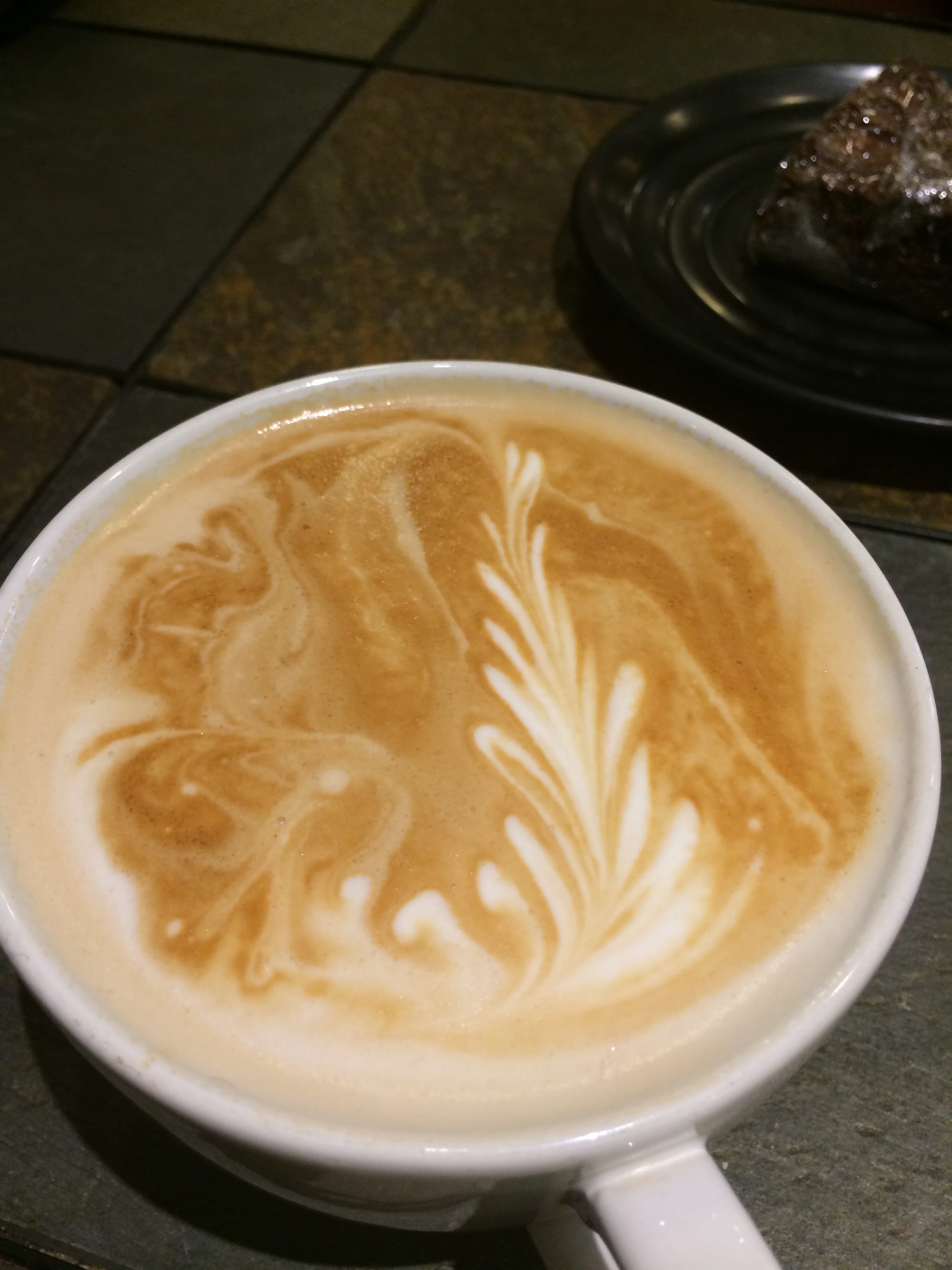 Photo by Author — a latte at Wild Joe's Coffee Shop, Bozeman, Montana