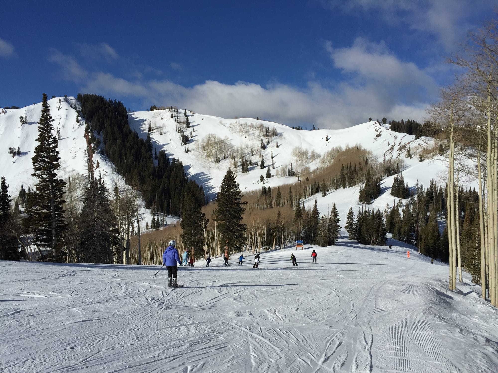 Photo by Author — skiing The Canyons Ski Area