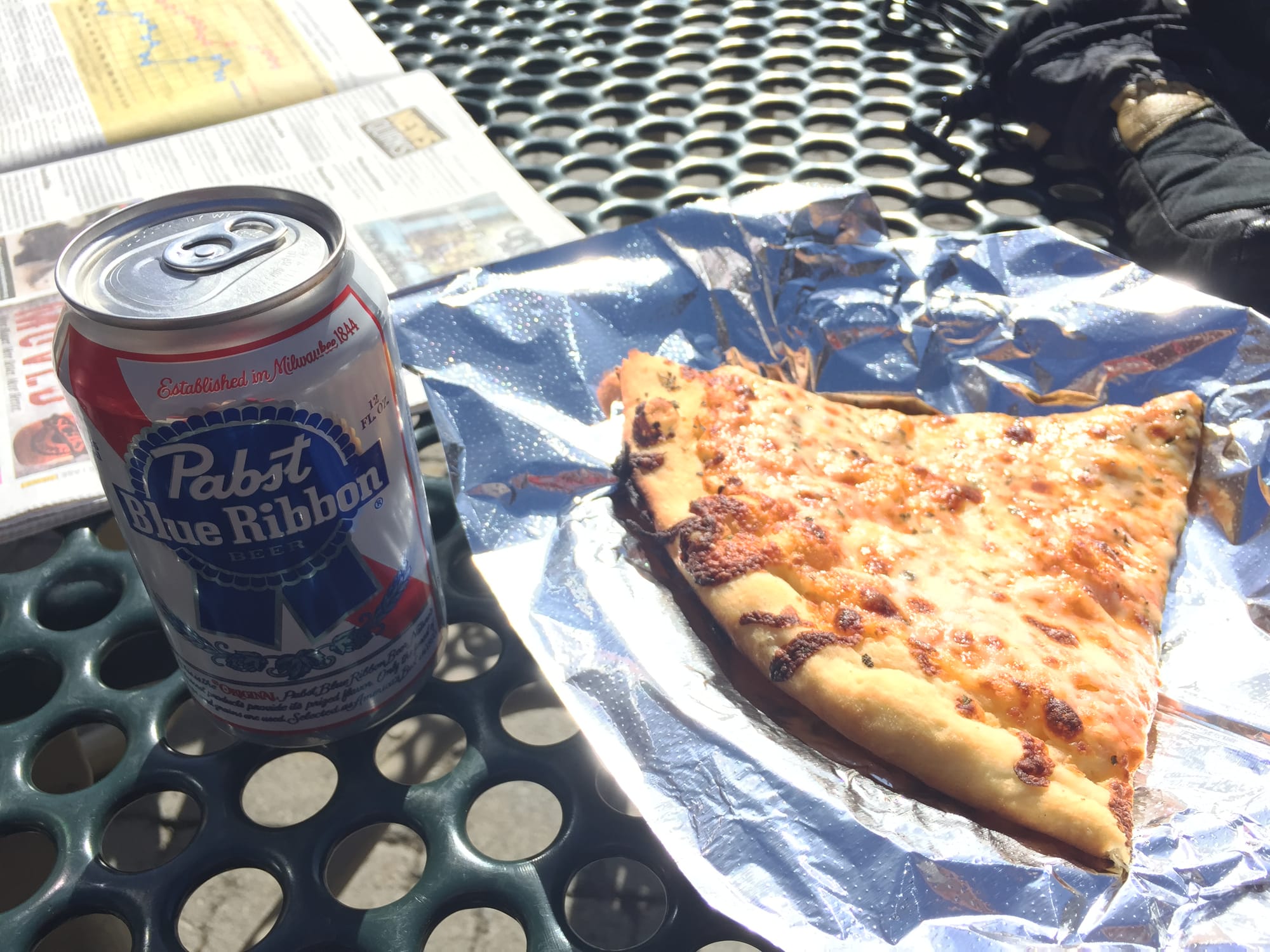 Photo by Author — Stone Haus Pizzeria and Creamery, Solitude, Utah — good pizza, shame about the beer