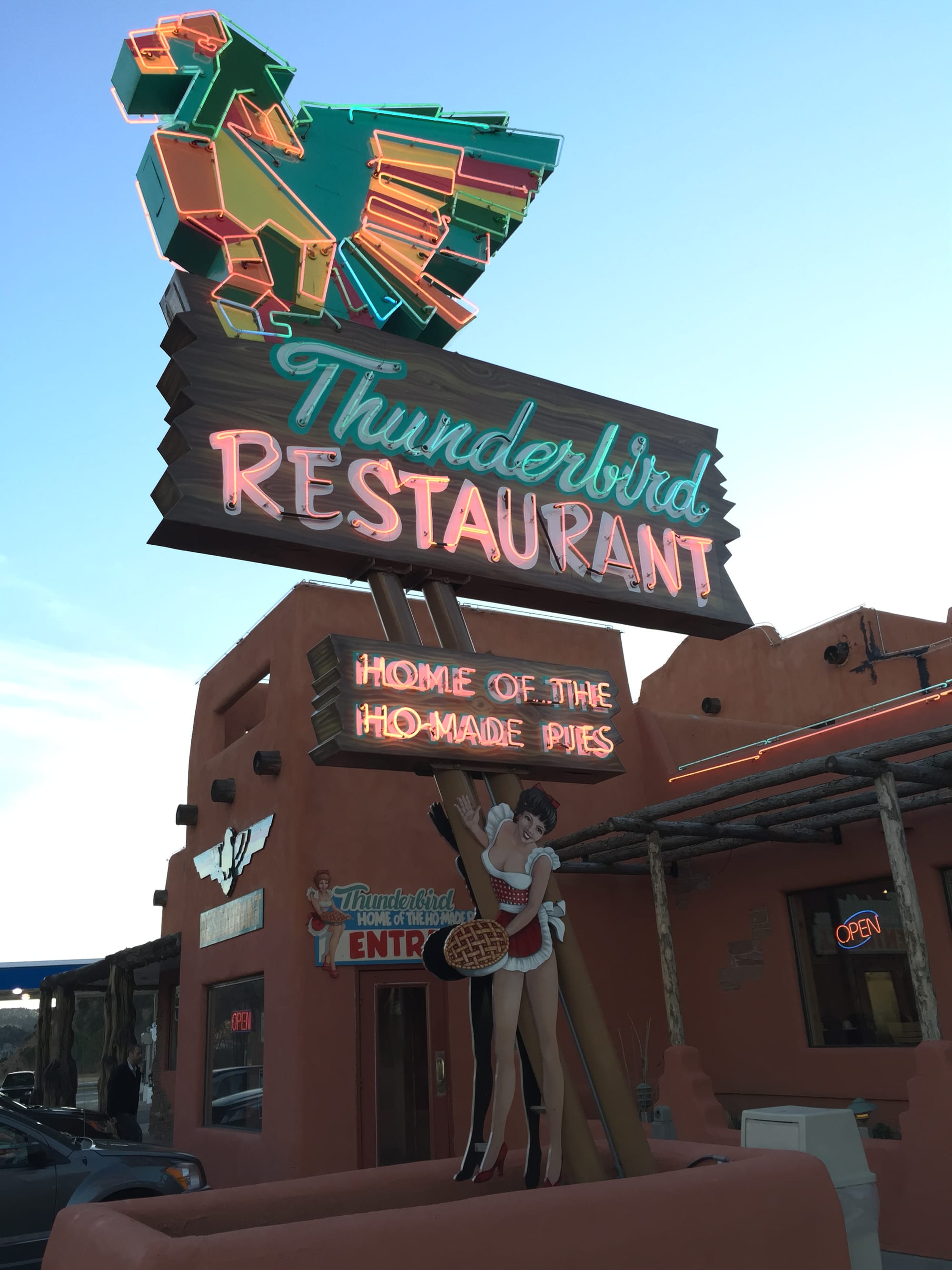 Photo by Author — Thunderbird Restaurant, Mount Carmel, Utah