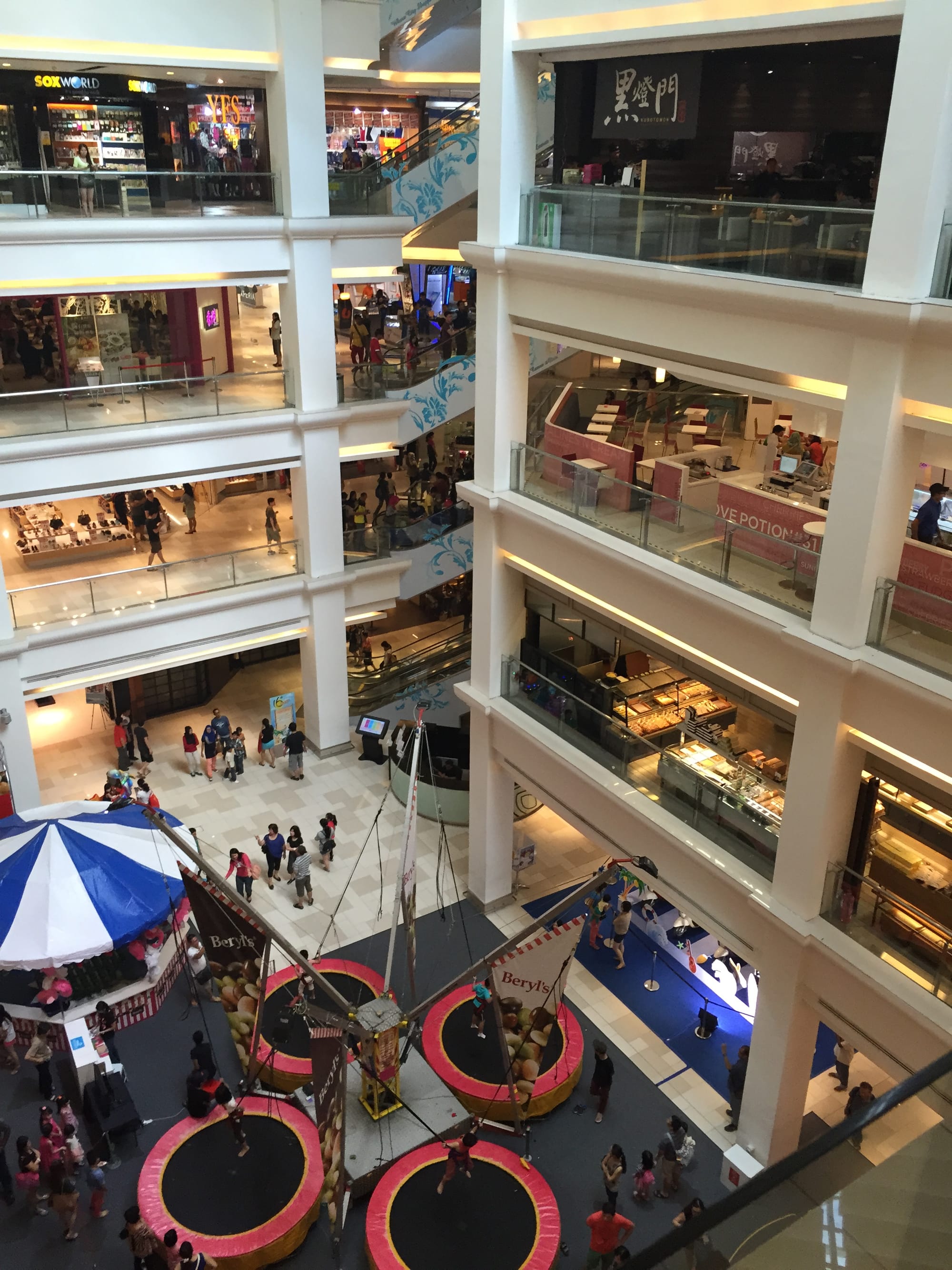 Photo by Author — main shopping area — Johor Bahru City Square Shopping Mall