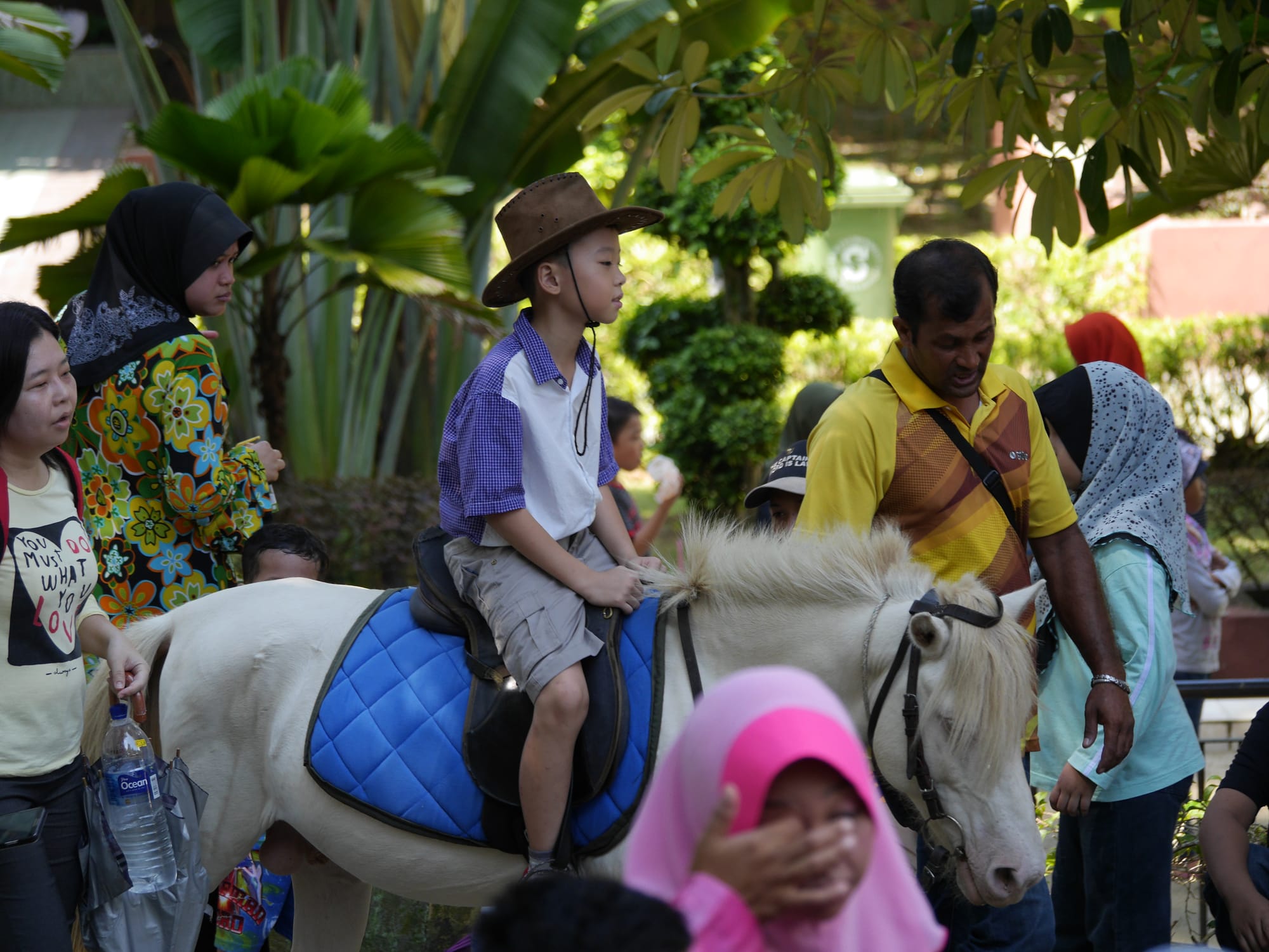 Photo by Author — horse riding — The Zoo, Johor Bahru, Johor, Malaysia