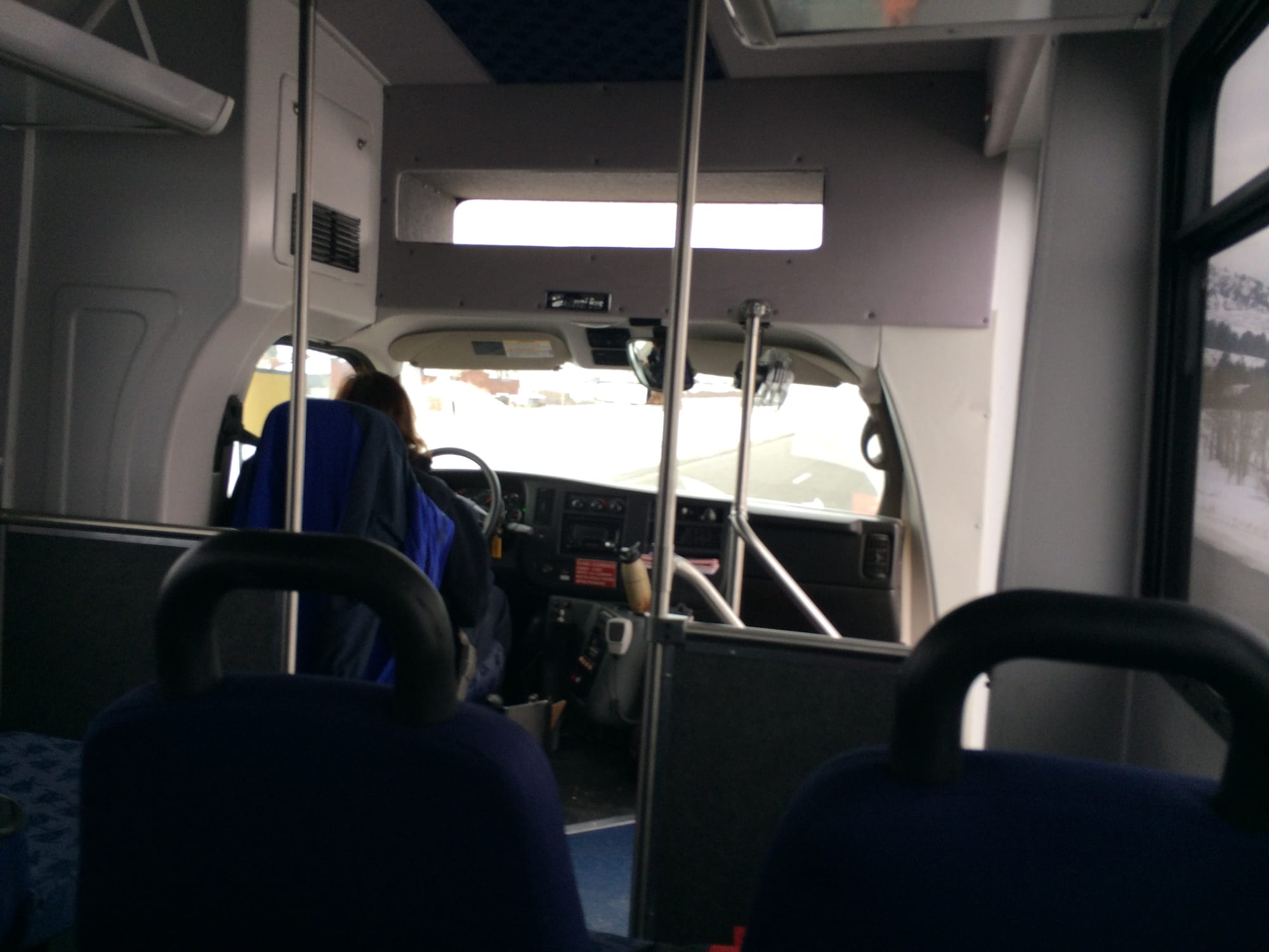 Photo by Author — the interior of the coach