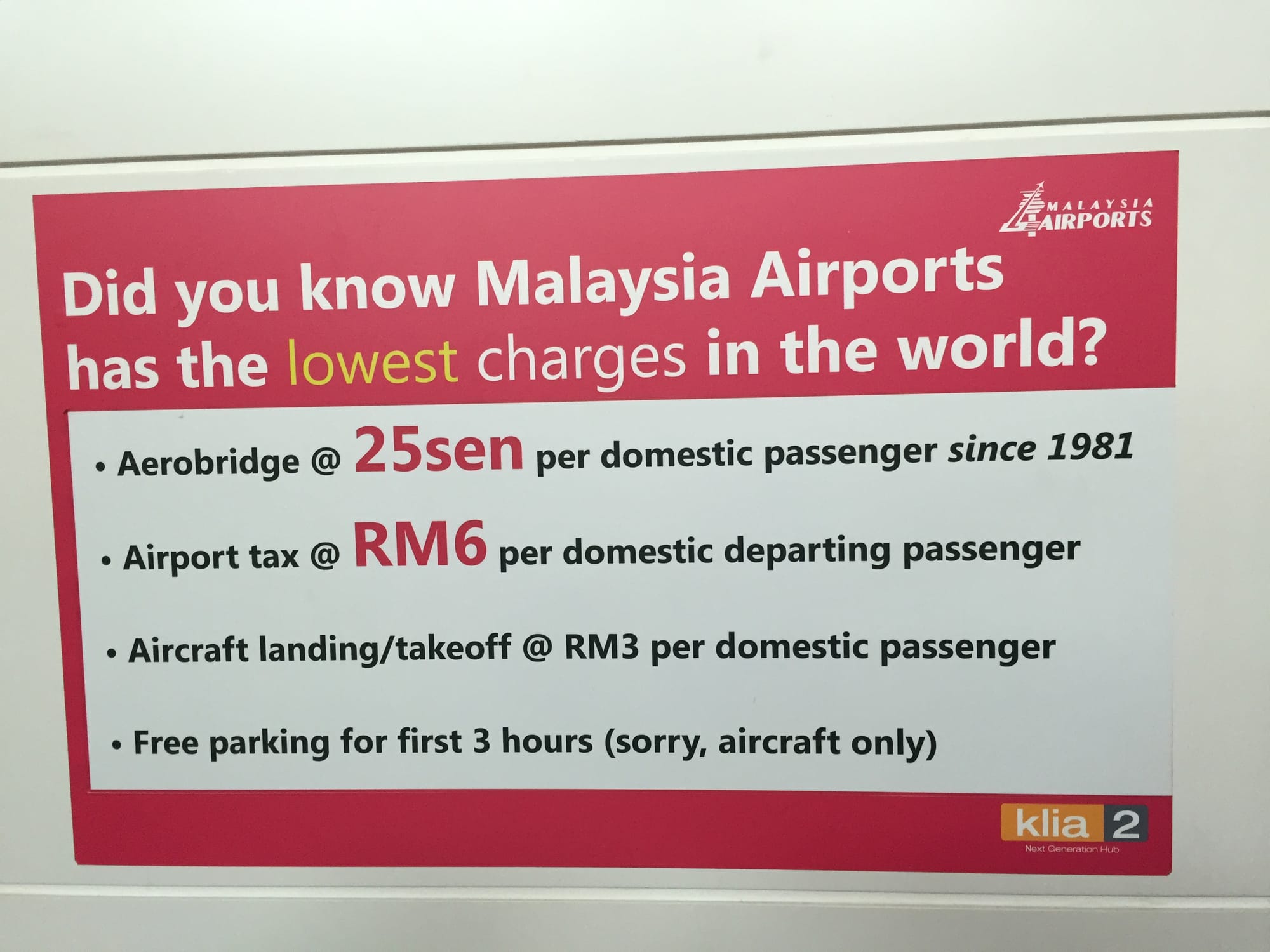 Photo by Author — did you know that about Malaysian airports?