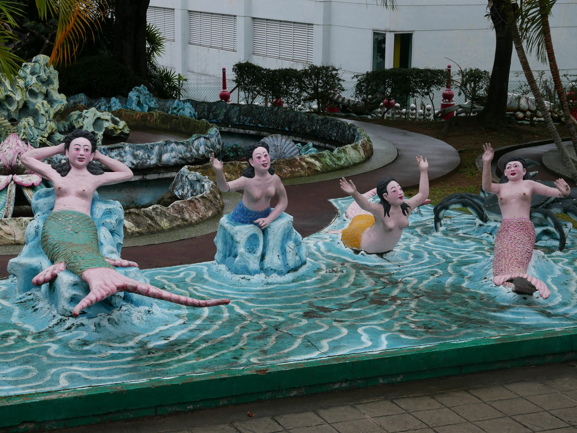 Photo by Author — Mermaids — Haw Par Villa, Singapore