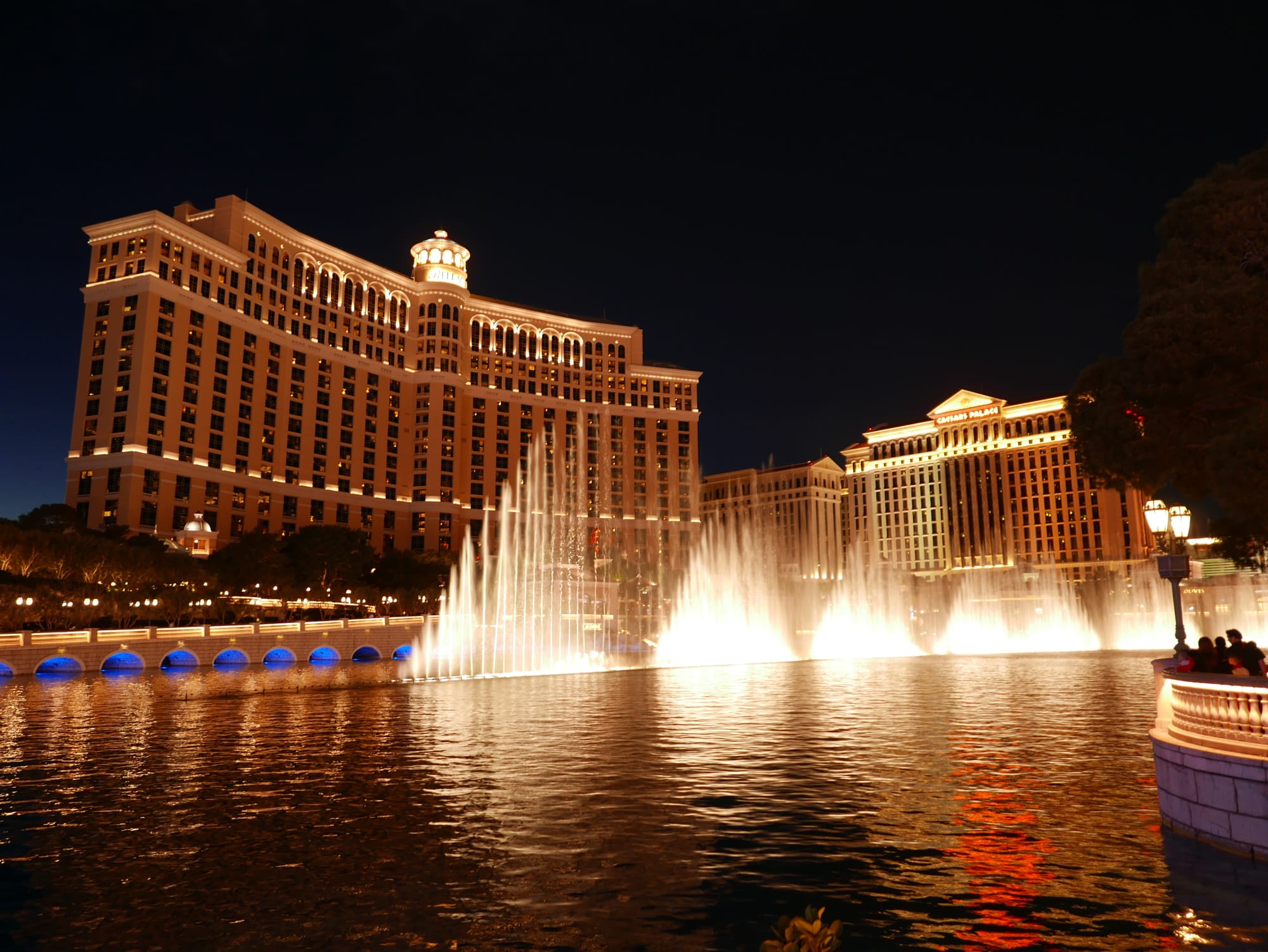 Photo by Author — the fountain show, Las Vegas
