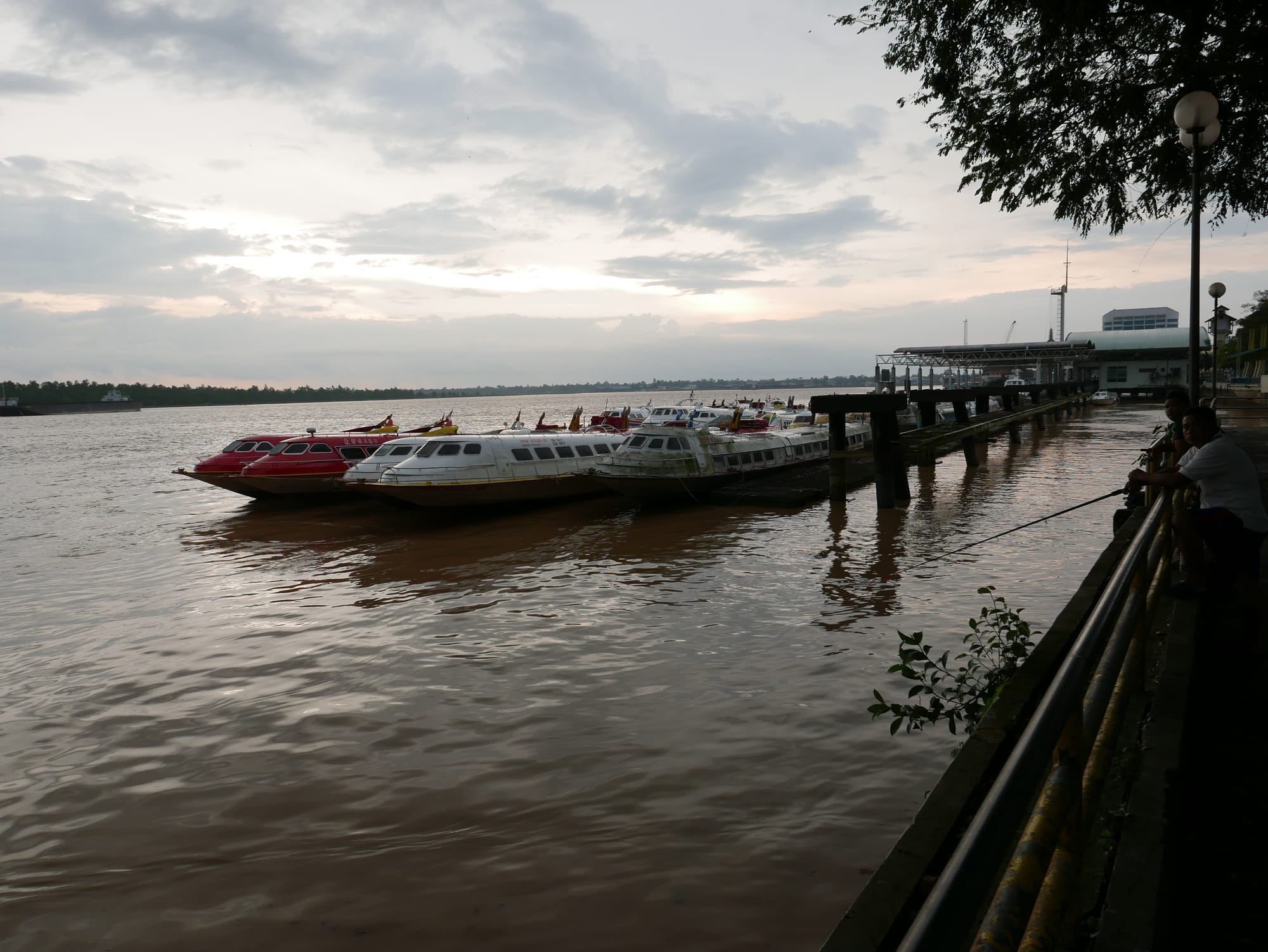 Photo by Author — the bullet boats of Sibu, Sarawak, Malaysia