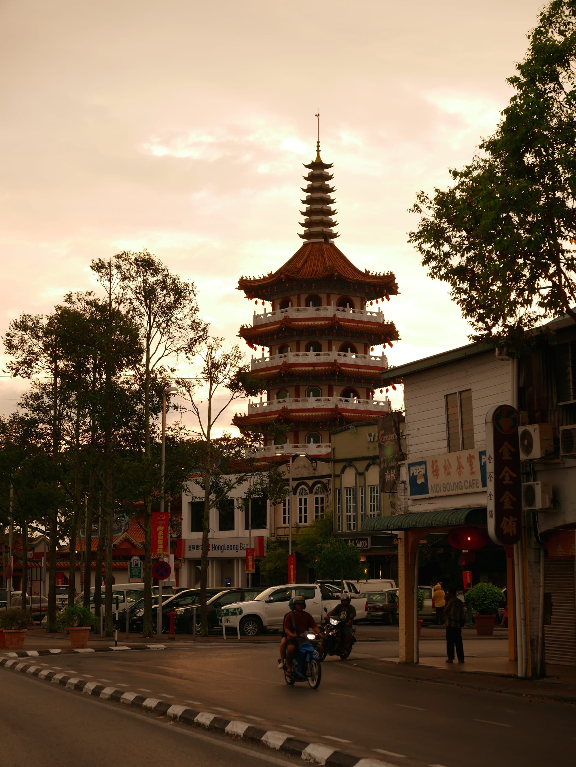 Photo by Author — Chinese Temple in Sibu 