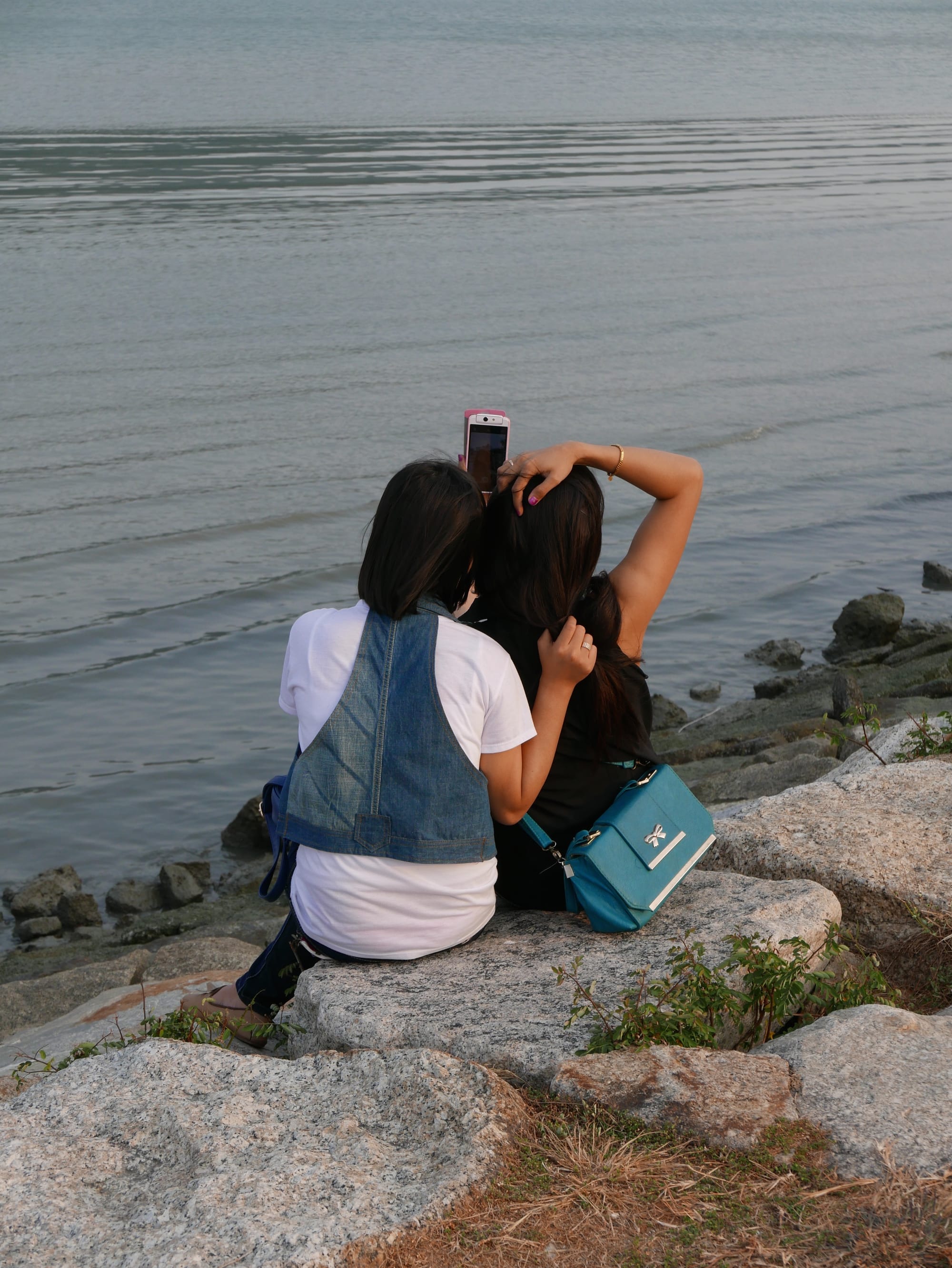 Photo by Author — selfie at the Queensbay Seaside, Bayan Lepas, Penang, Malaysia