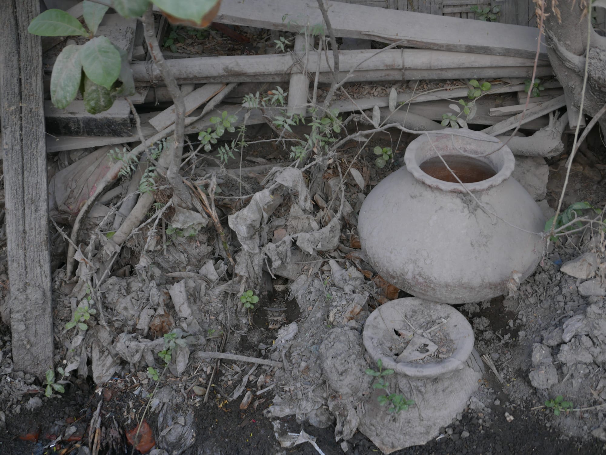 Photo by Author — pots by the side