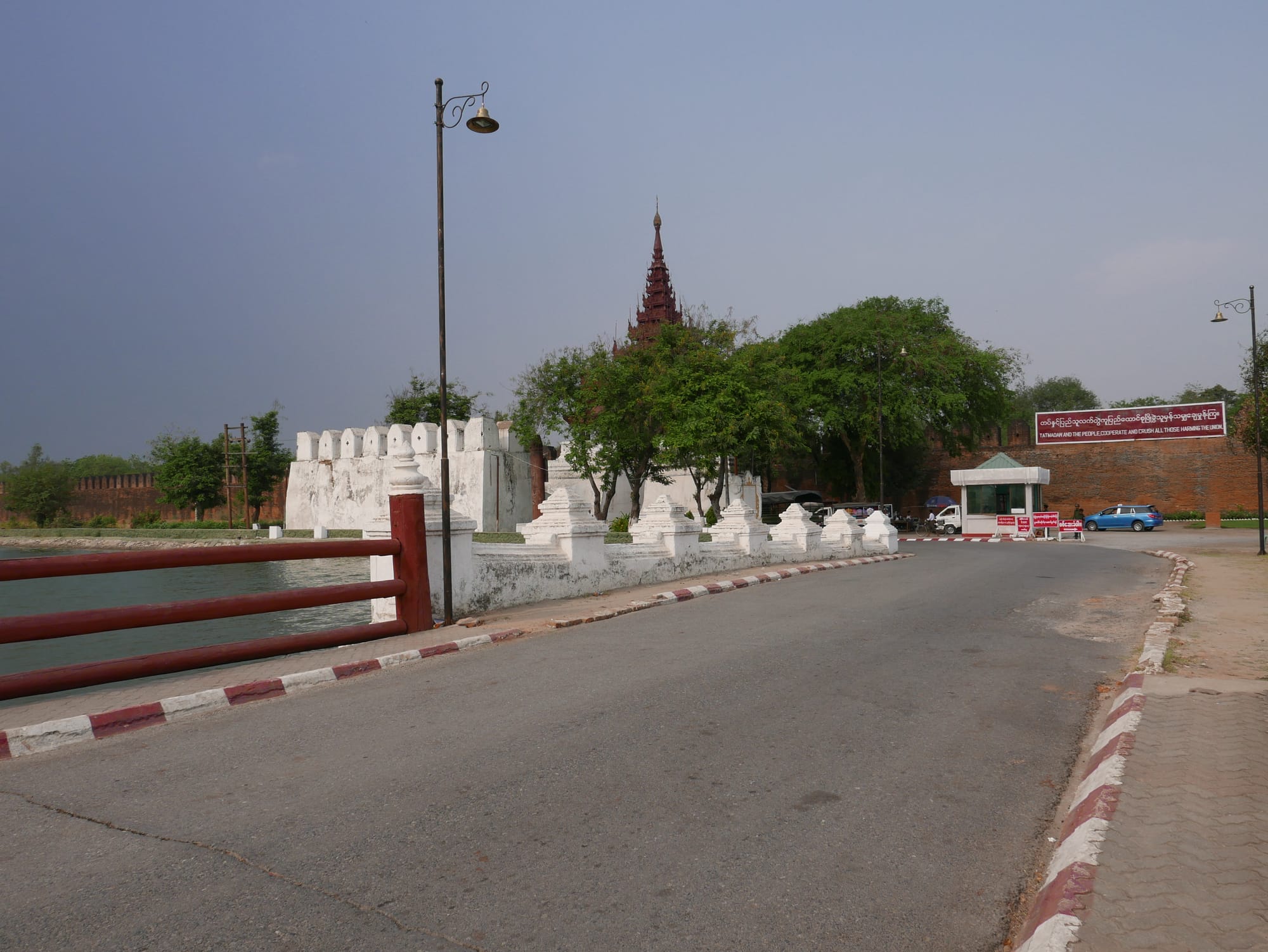 Photo by Author — the east entrance to Mandalay Grand Royal Palace