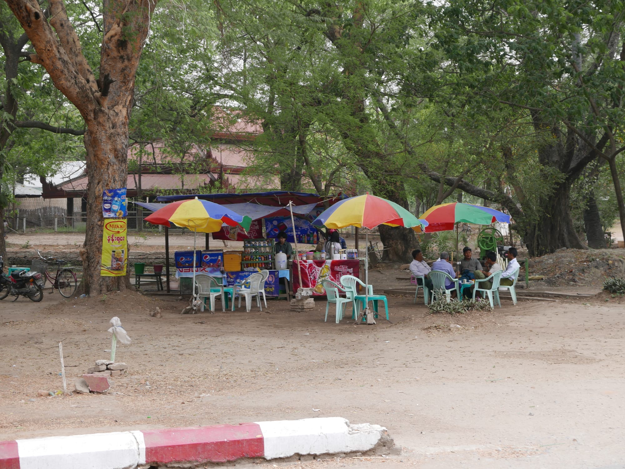 Photo by Author — food stall near the Mandalay Grand Royal Palace