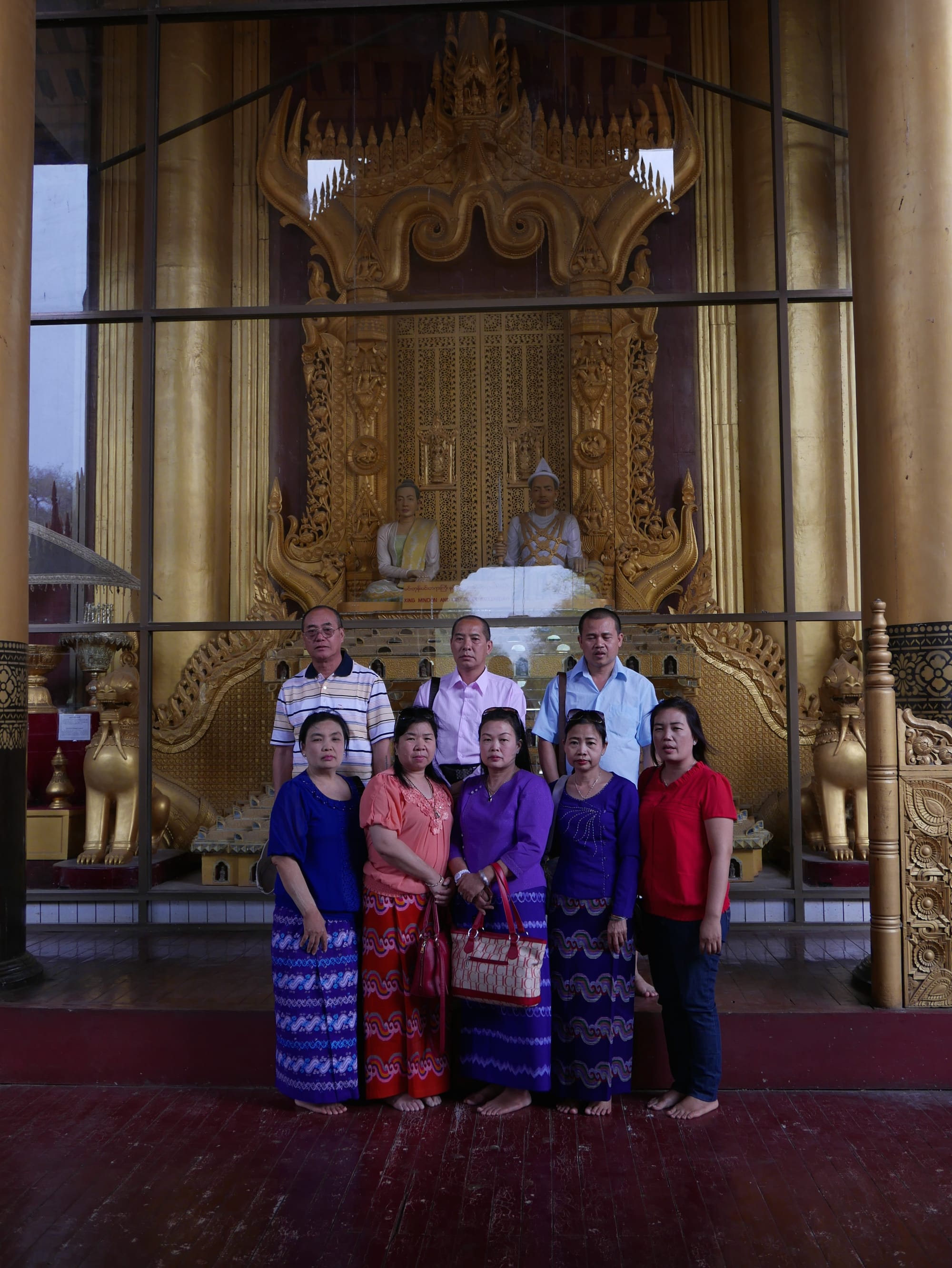 Photo by Author — visitors to the palace