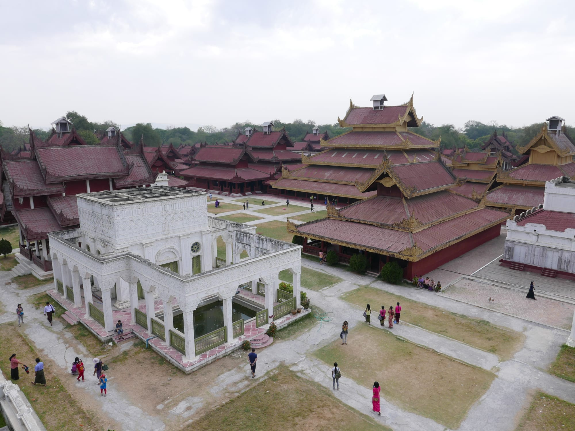Photo by Author — a view of the palace complex from the watch tower