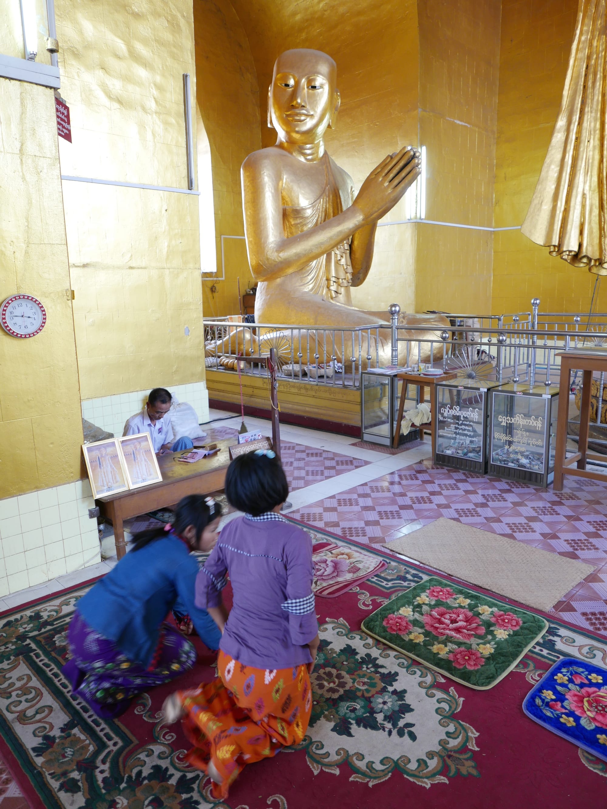 Photo by Author — a Buddha on Mandalay Hill