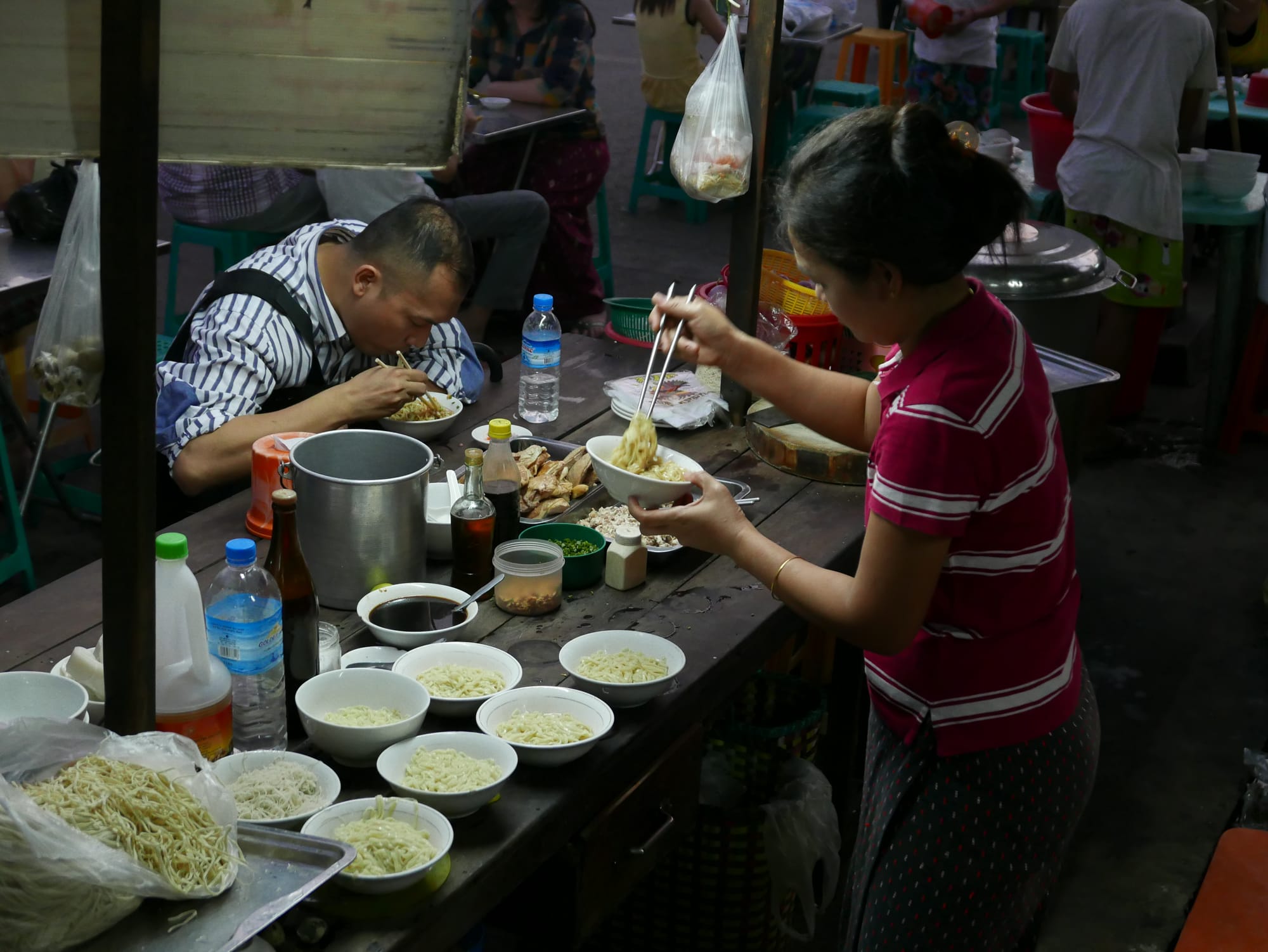 Photo by Author — even more food — Chinatown, Yangon (Rangoon), Myanmar (Burma)