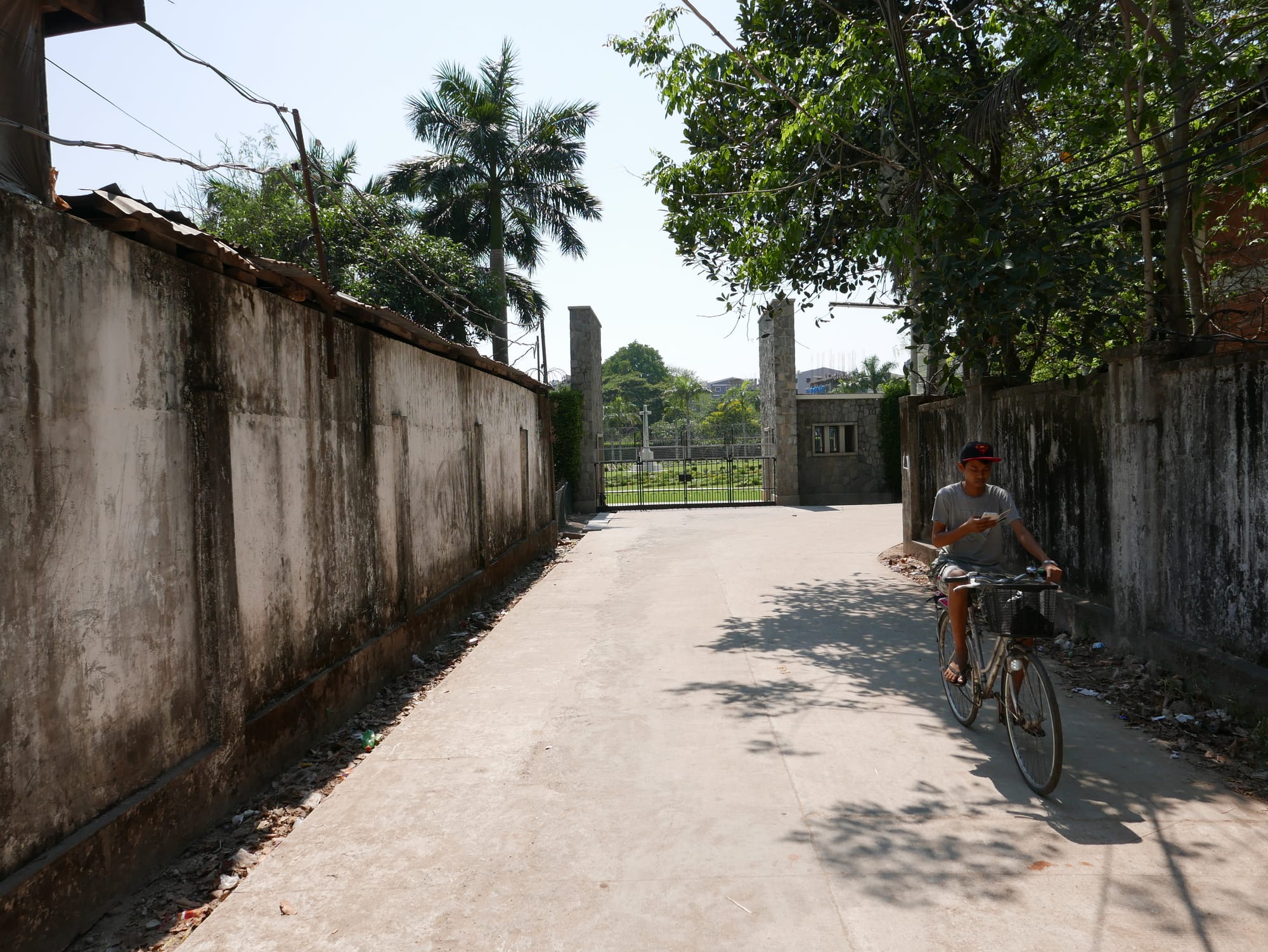 Photo by Author — entrance to Rangoon War Cemetery