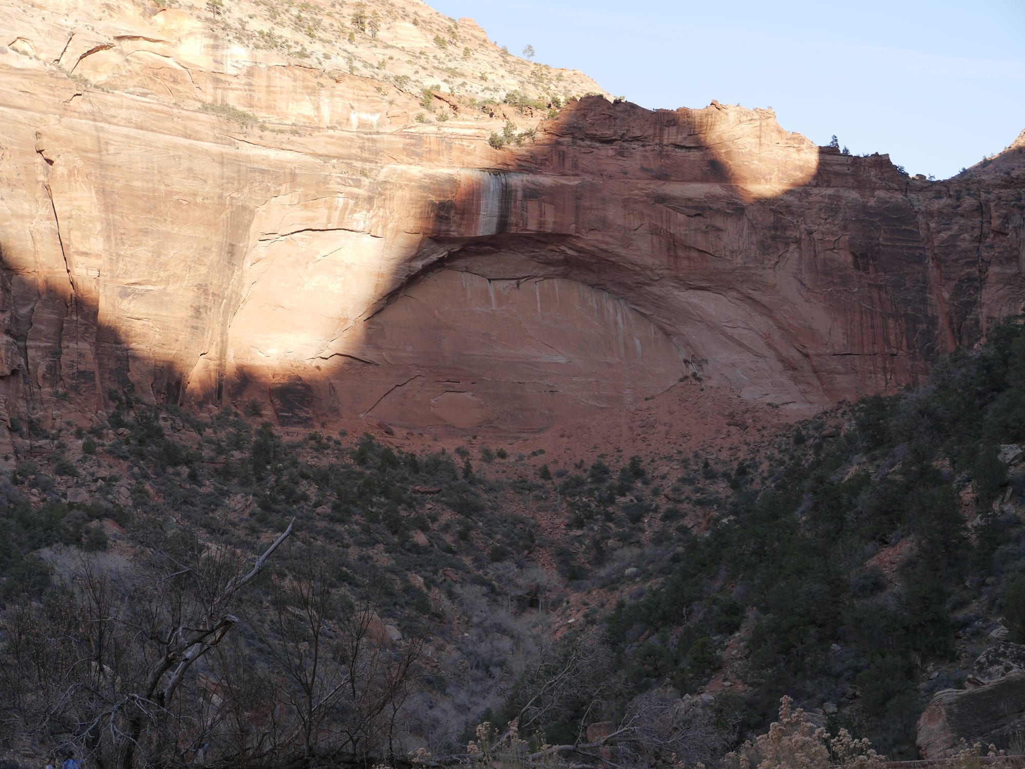 Photo by Author — drive to East Exit, Zion National Park, Utah — the Great Arch