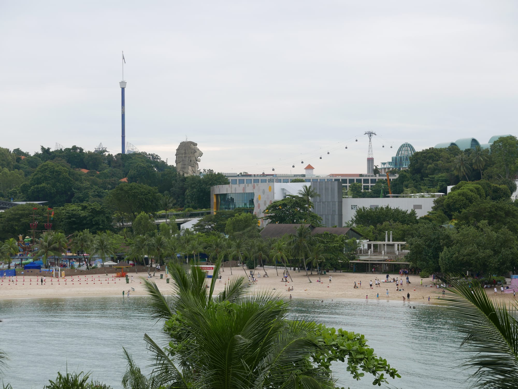 Photo by Author — Sentosa Island from the ‘most southerly point in continental Asia’