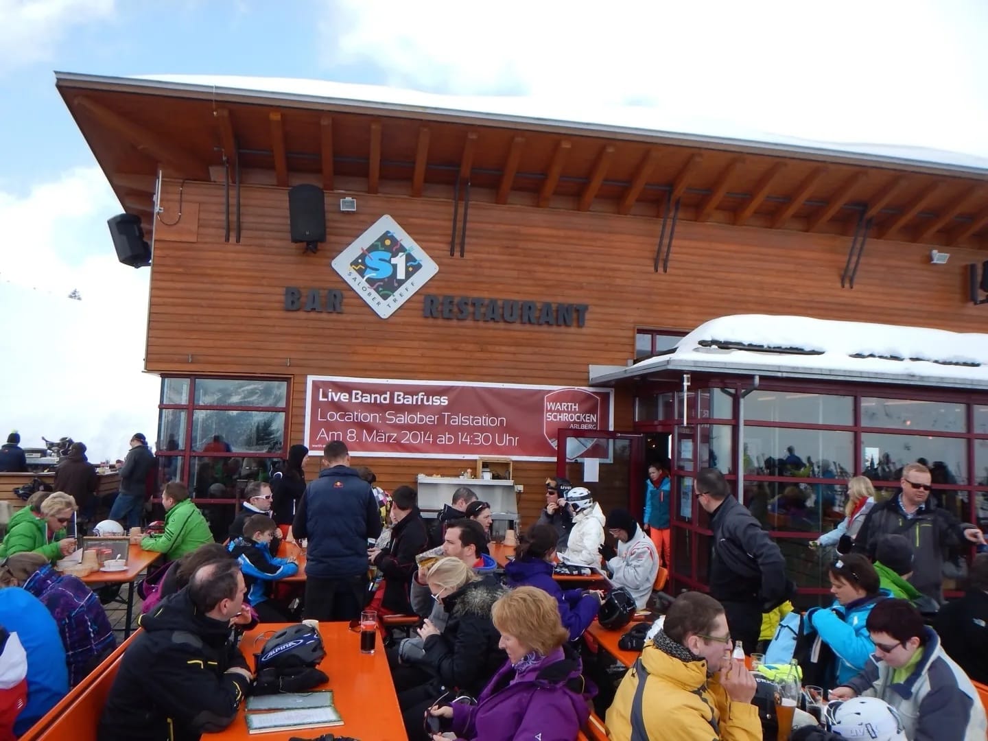 Photo by Author — S1 Bar, Schroken Ski Area