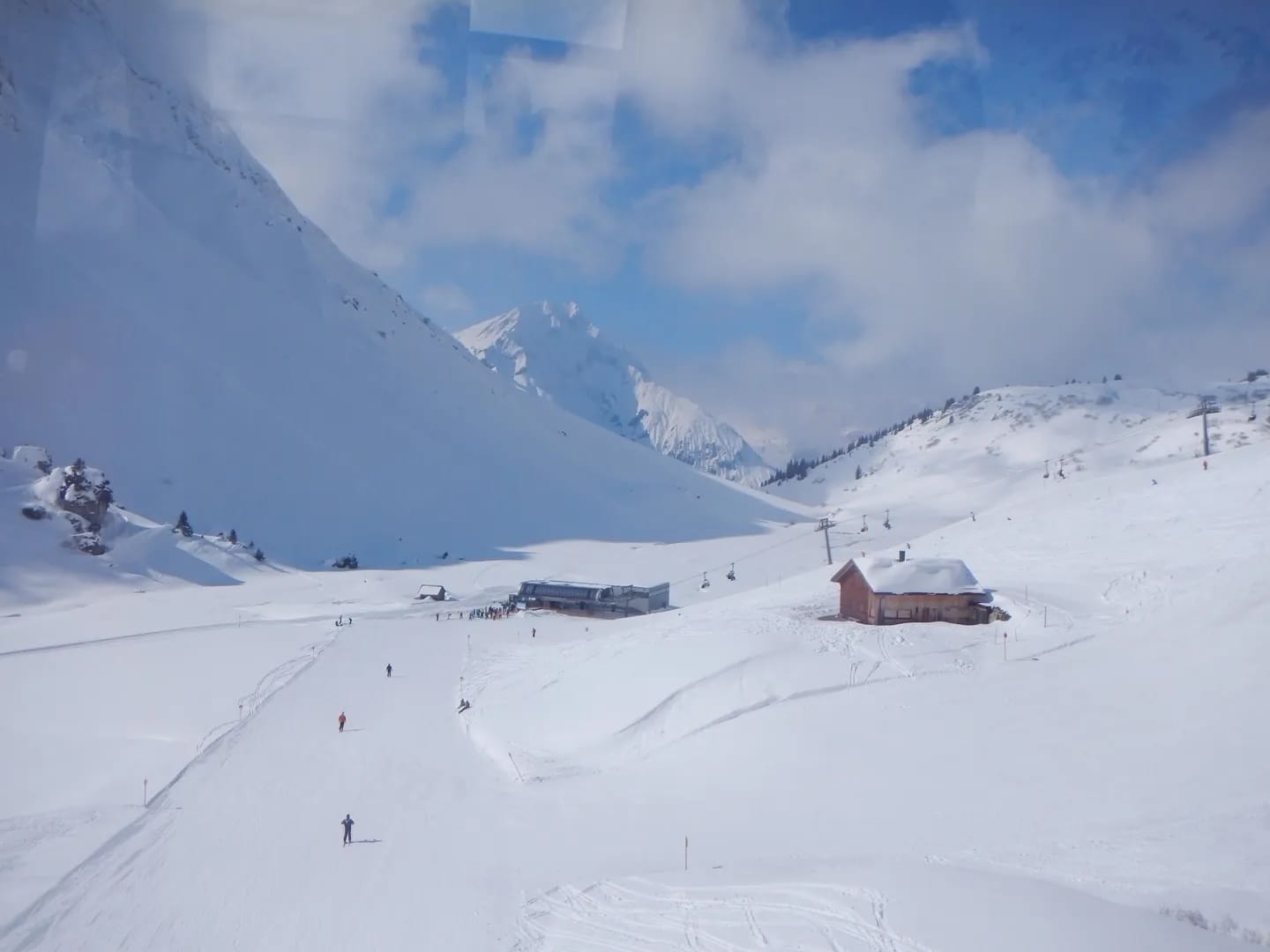 Photo by Author — ski lift out of the Schroken Ski Area