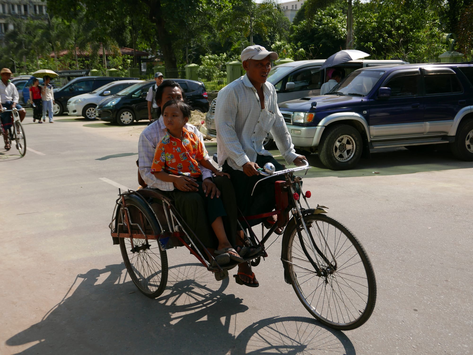 Photo by Author — bike taxi — Myanmar (Burma)