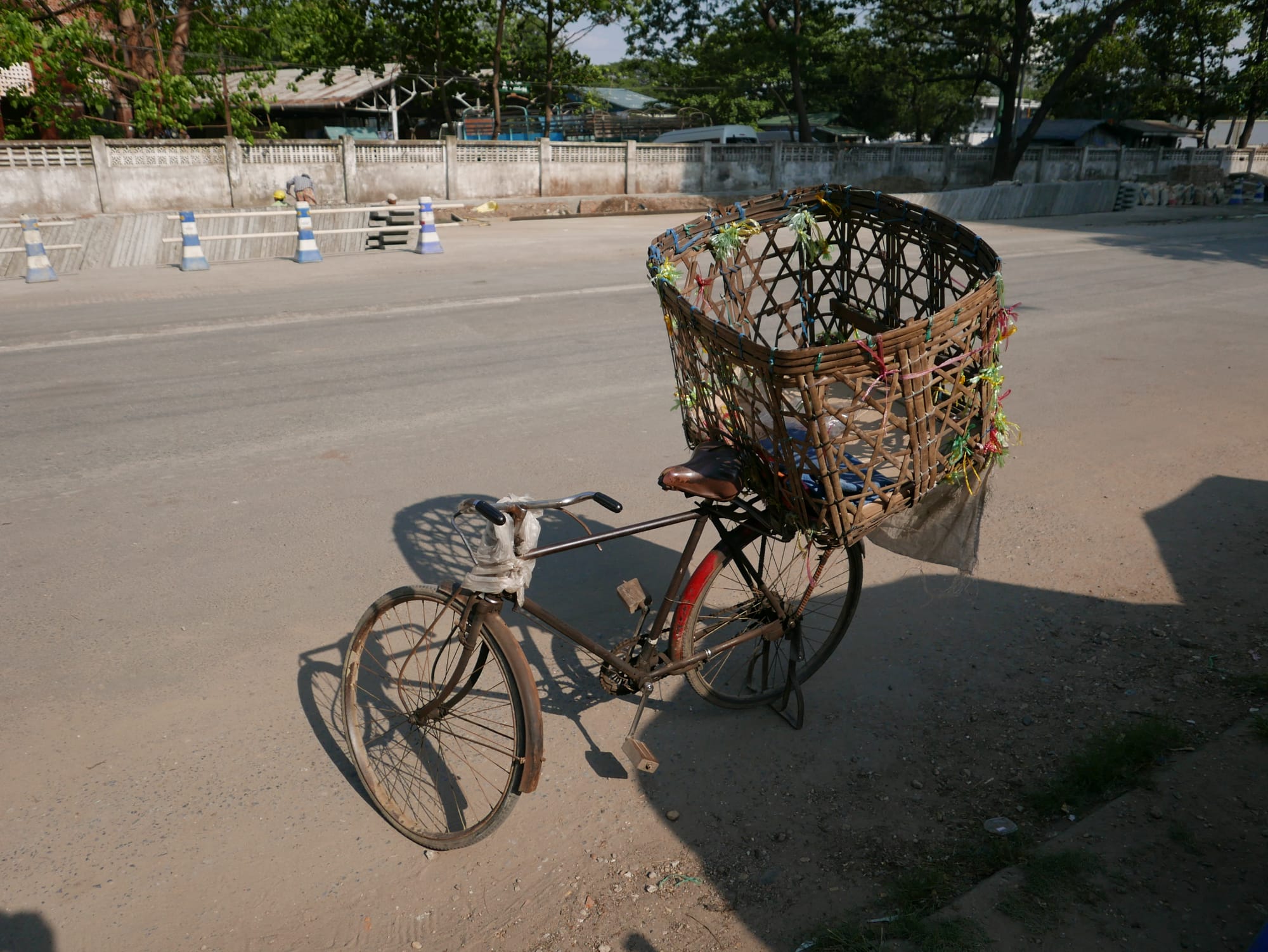 Photo by Author — bike ‘goods van’ — Myanmar (Burma)
