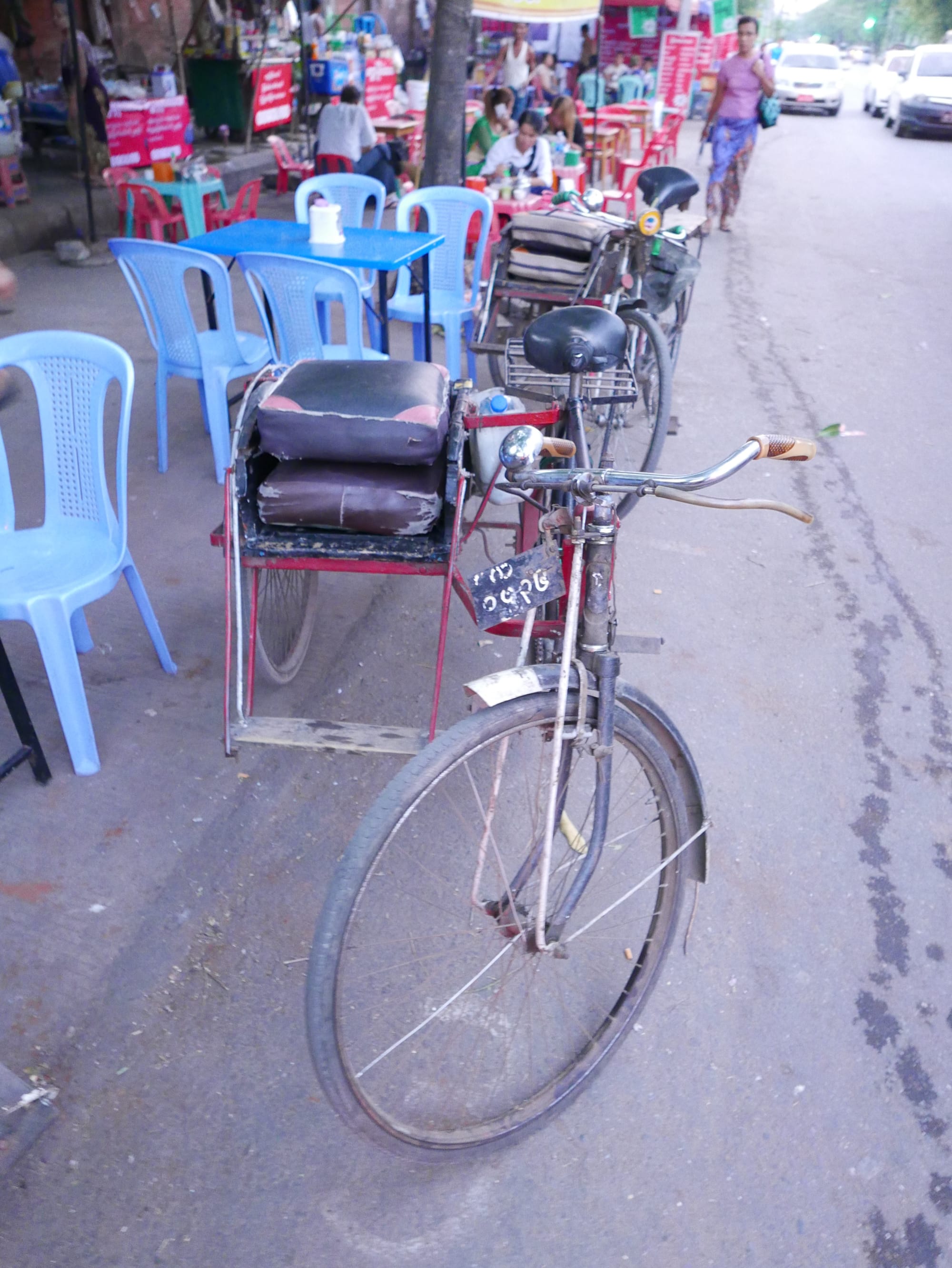 Photo by Author — bike taxi — Myanmar (Burma)