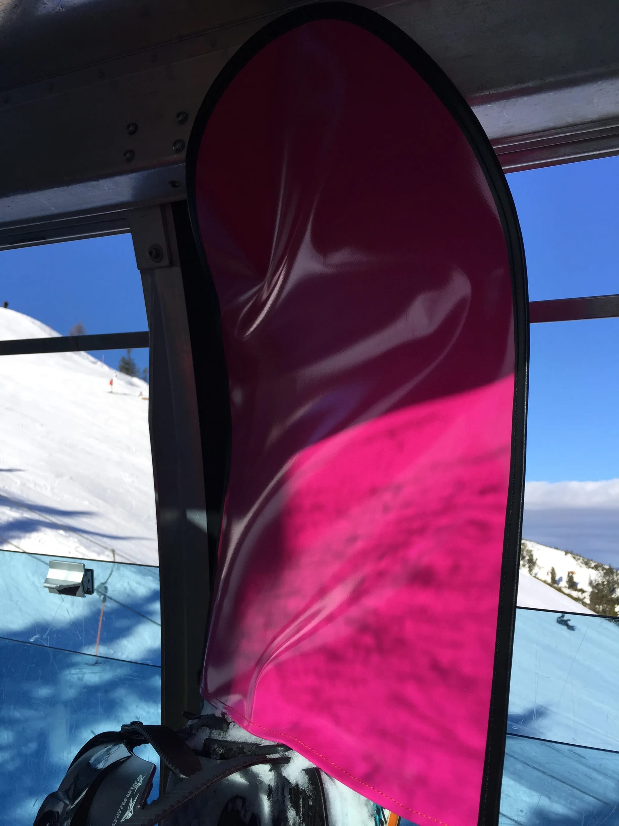Photo by Author — snowboard “condoms”