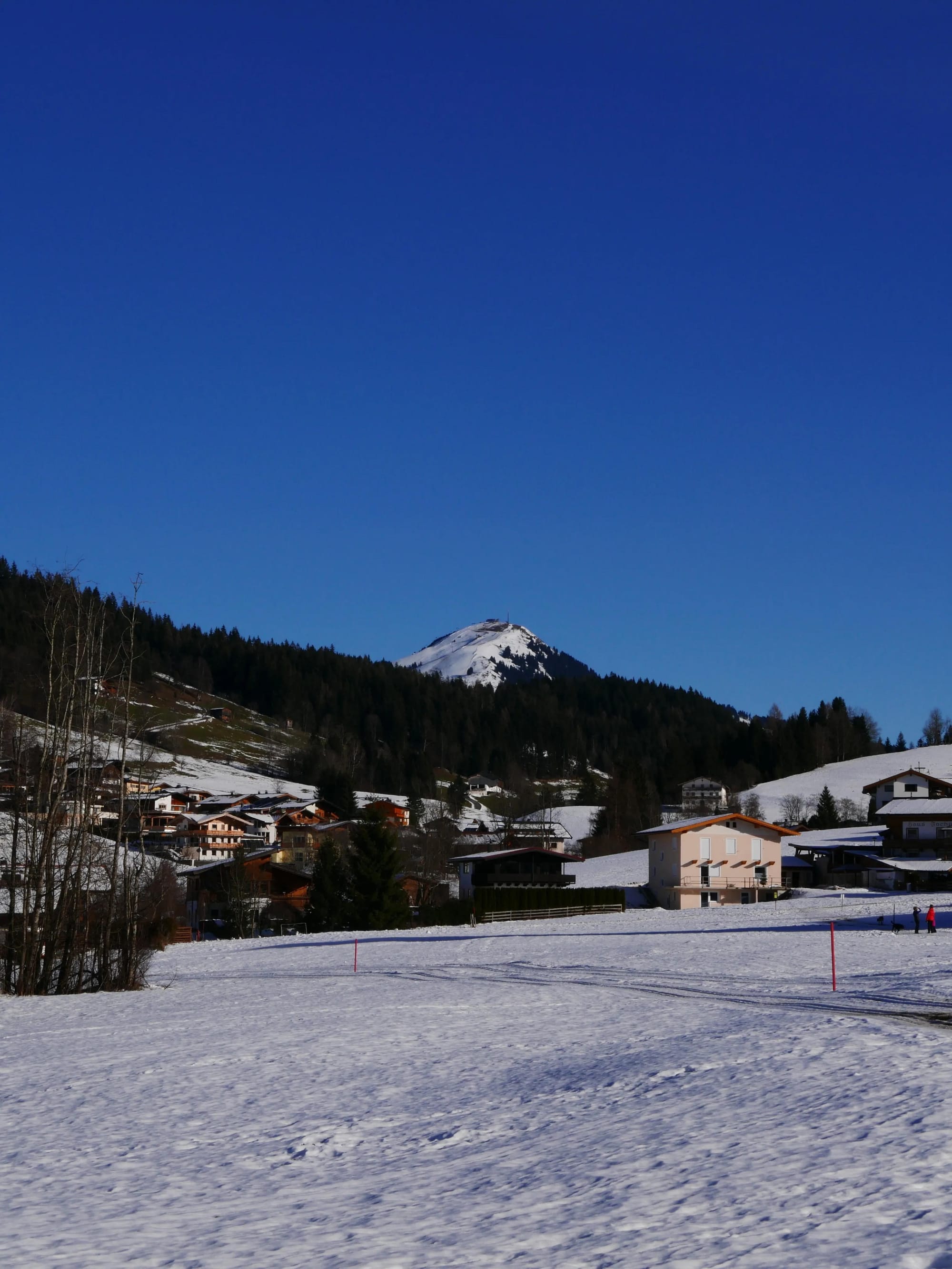 Photo by Author — top of Hopfgarten, Ski Welt ski area, from Niederau