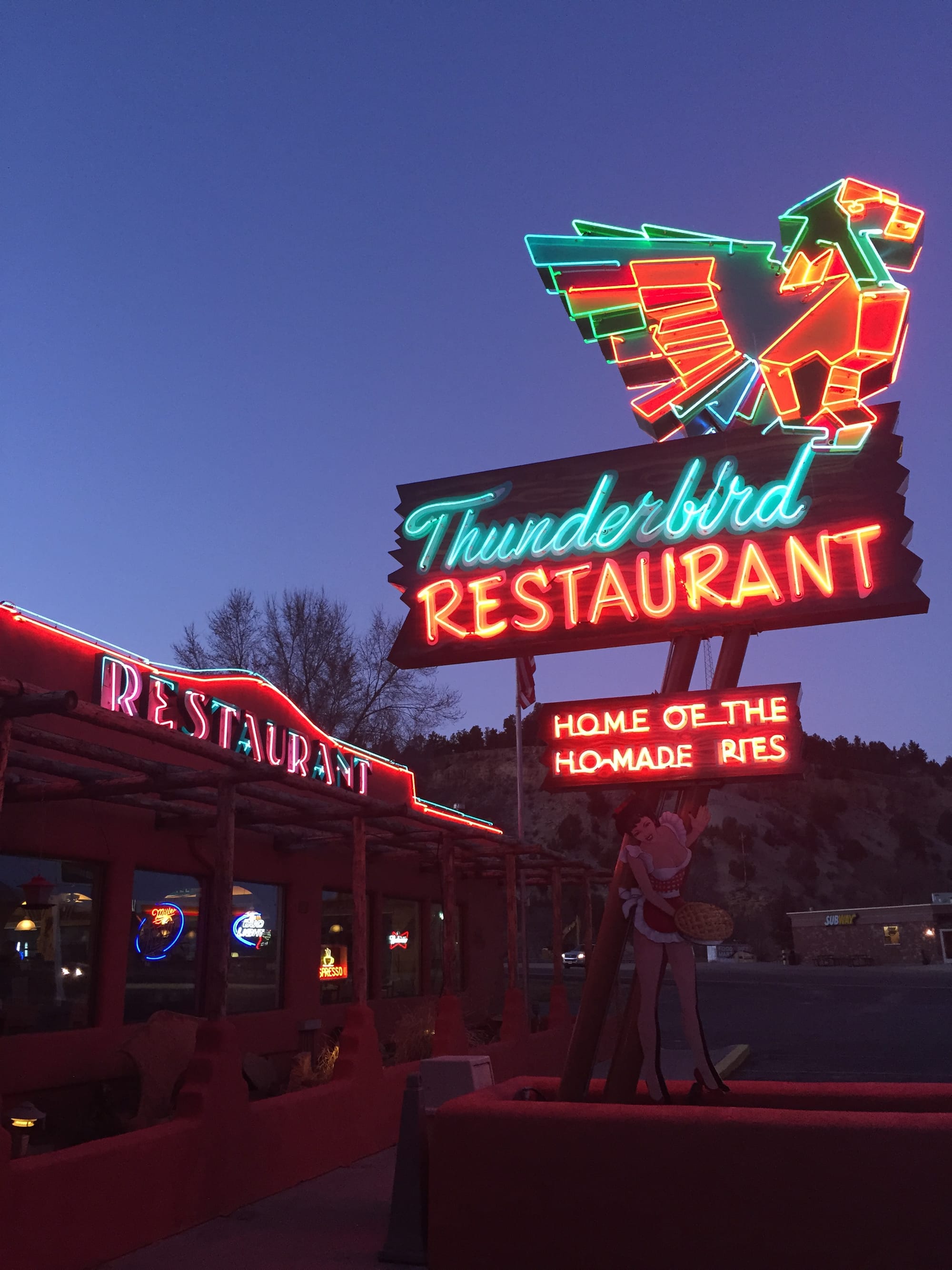 Photo by Author — Thunderbird Restaurant, Mount Carmel, Utah