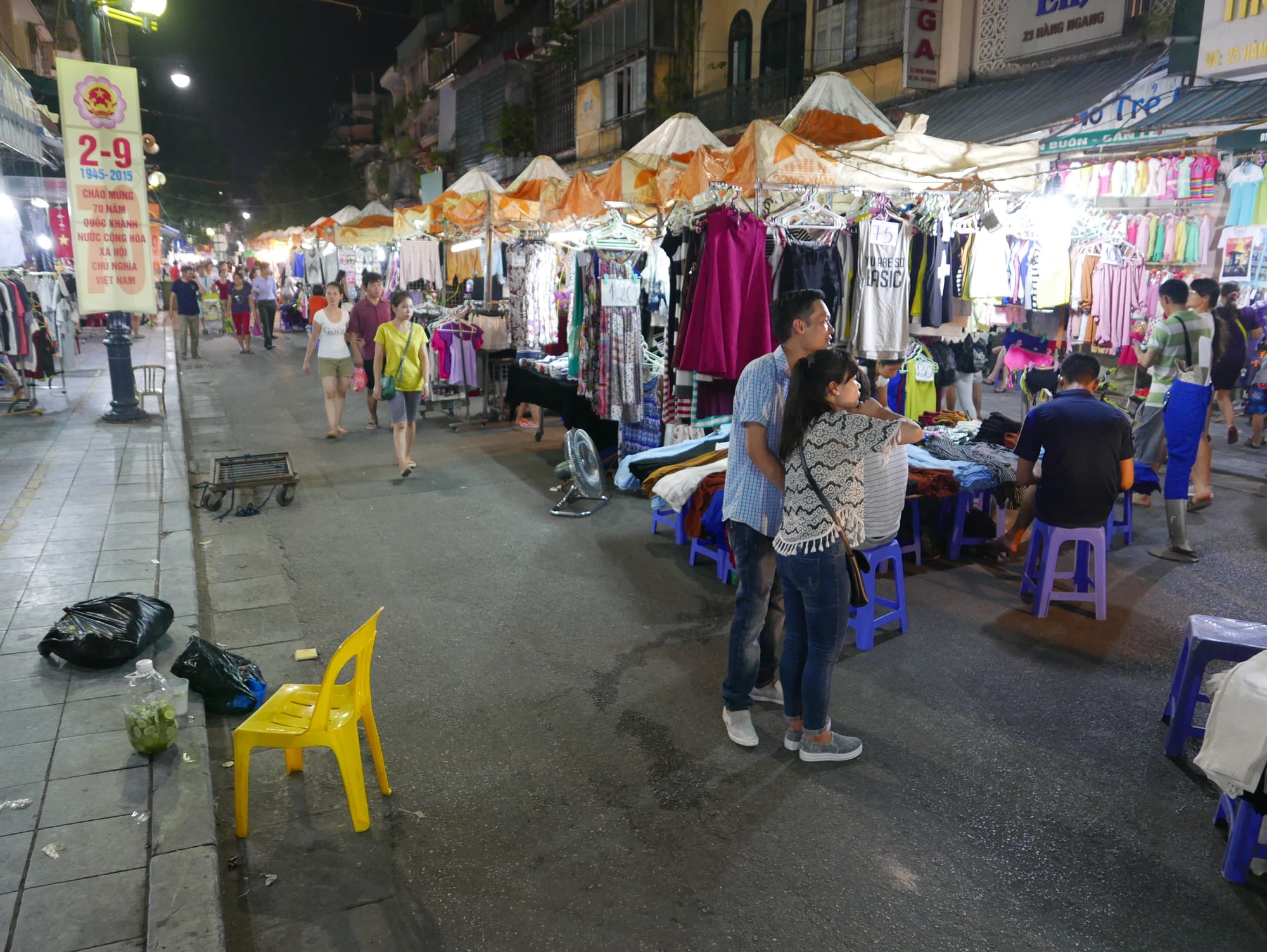 Photo by Author — Hang Dao St Night Market - Thành Phố Hà Nội, Hanoi, Vietnam