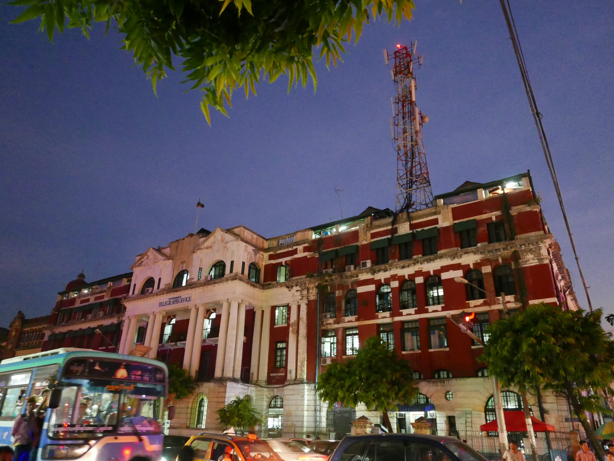 Photo by Author — exploring the buildings of Yangon