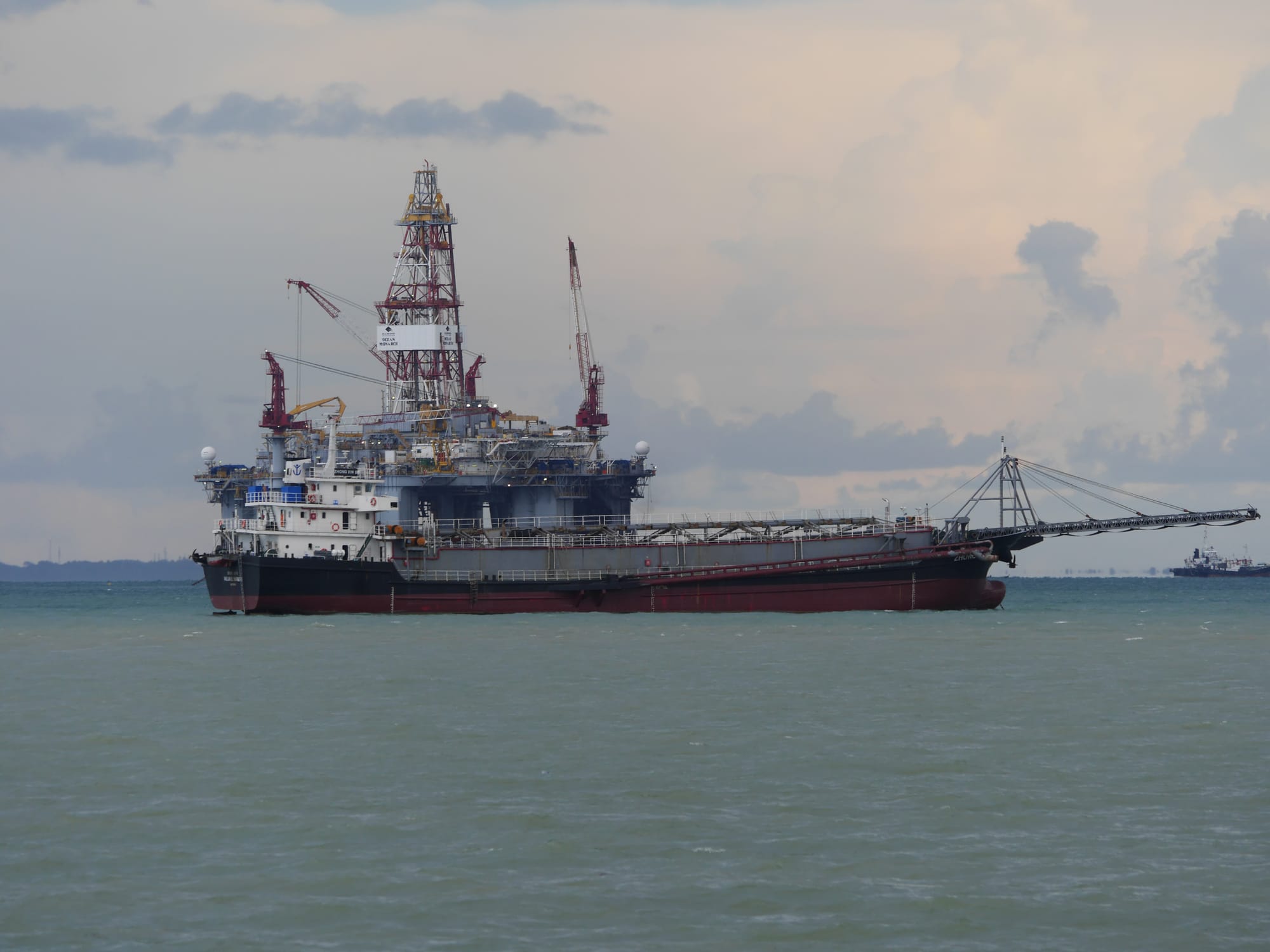 Photo by Author — oil and gas industry — the coast east of Johor Bahru
