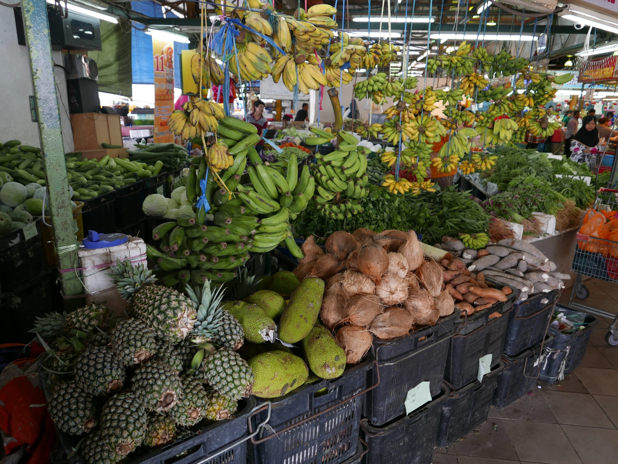 Photo by Author — fruit stall — Bestmart, Johor Bahru