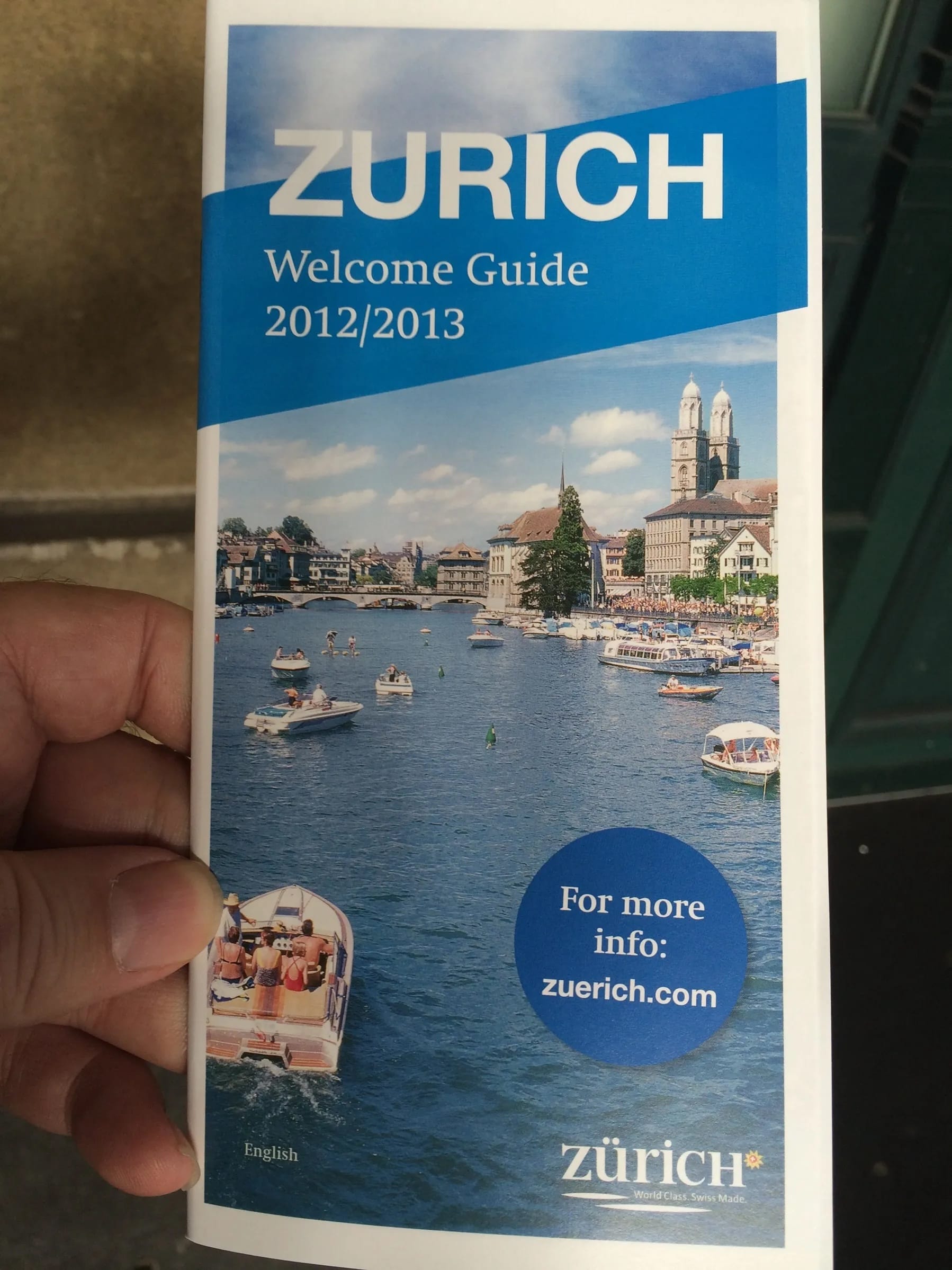 Photo by Author — The last English Guide in Zurich