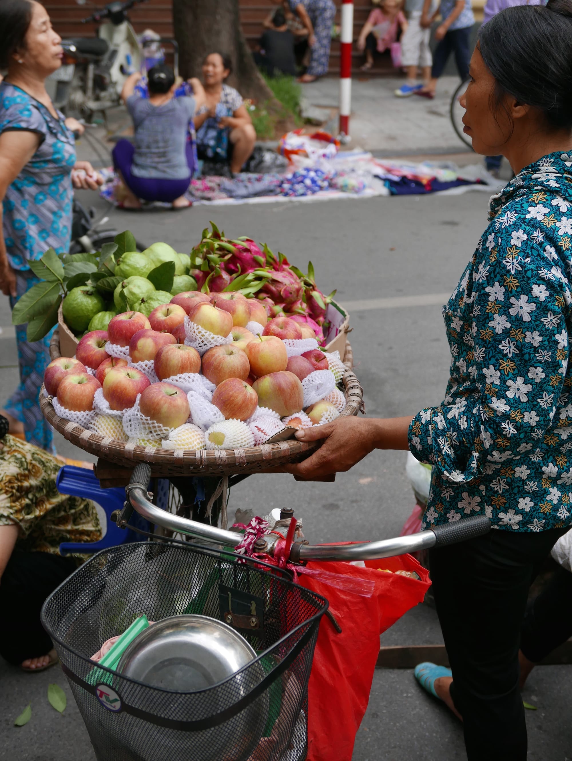 Photo by Author — Street Market near Hồ Hoàn Kiếm (Hoan Kiem Lake), Hanoi, Vietnam