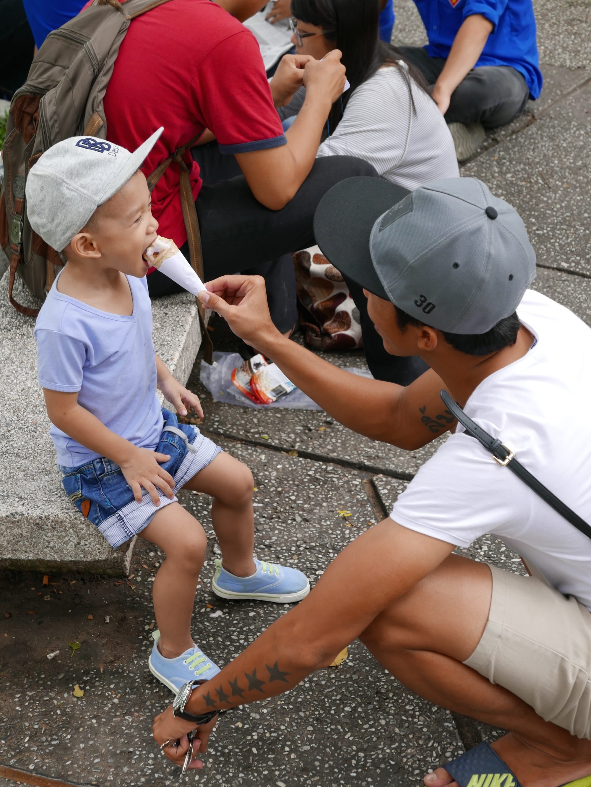 Photo by Author — ice cream time — Sunday morning in 30-4 Park, Ho Chi Minh City (Saigon), Vietnam