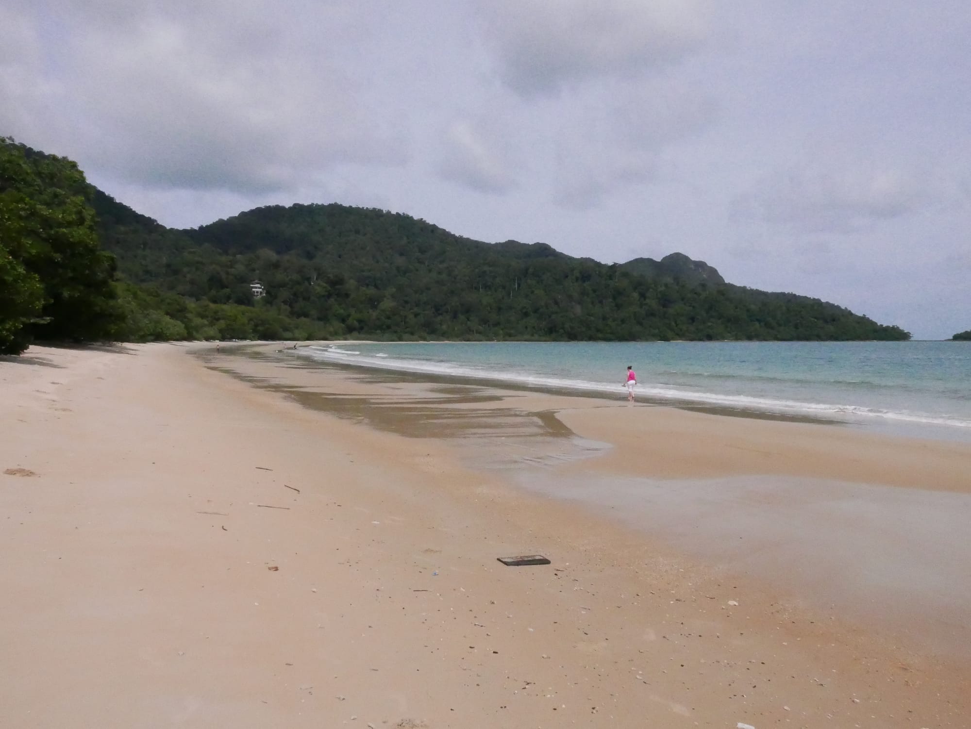 Photo by Author — the beach at the Andaman Hotel, Langkawi, Malaysia