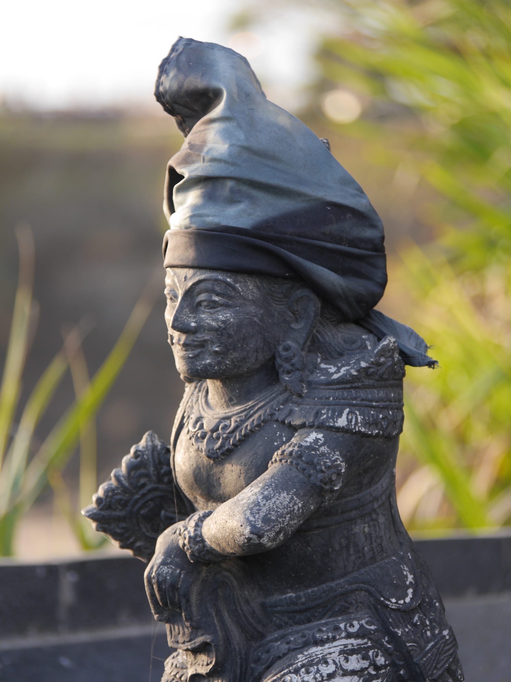 Photo by Author — a sculpture at Tanah Lot, Bali, Indonesia