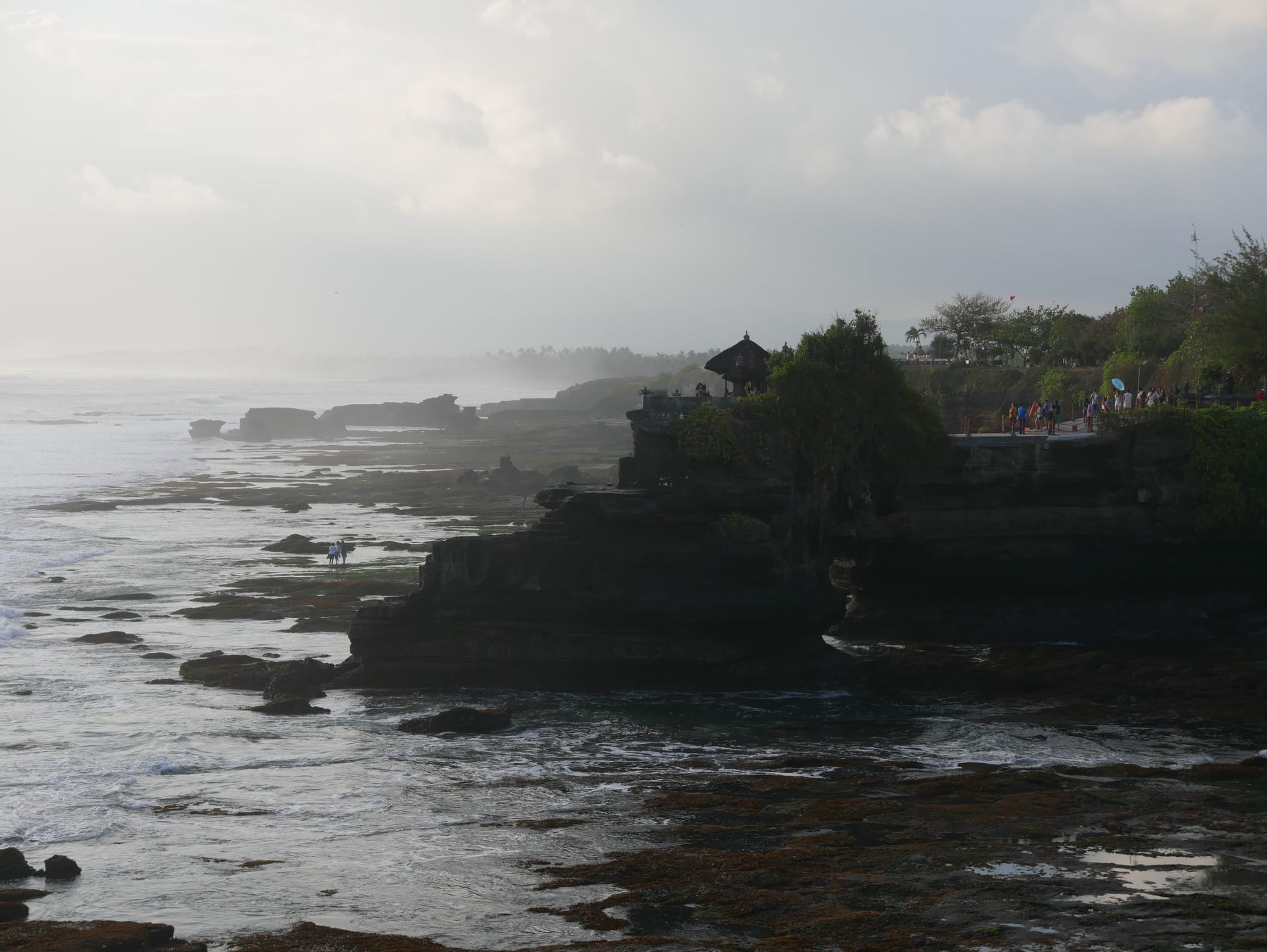 Photo by Author — the coastline — Tanah Lot, Bali, Indonesia