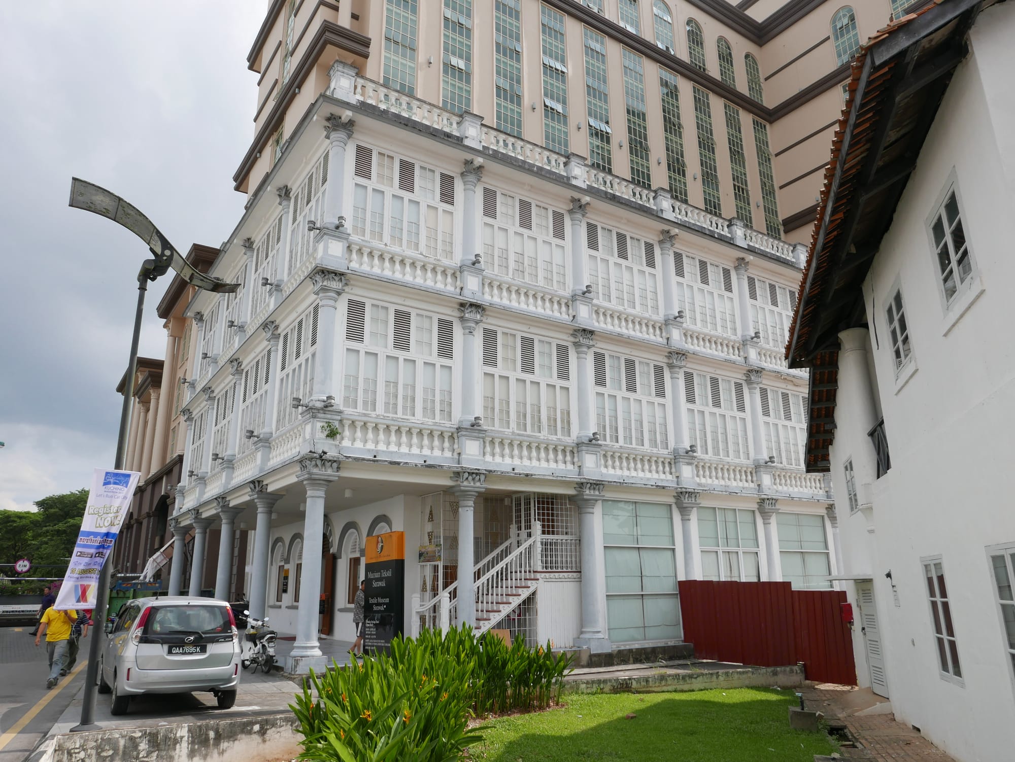 Photo by Author — Colonial Buildings of Kuching, Sarawak, Malaysia