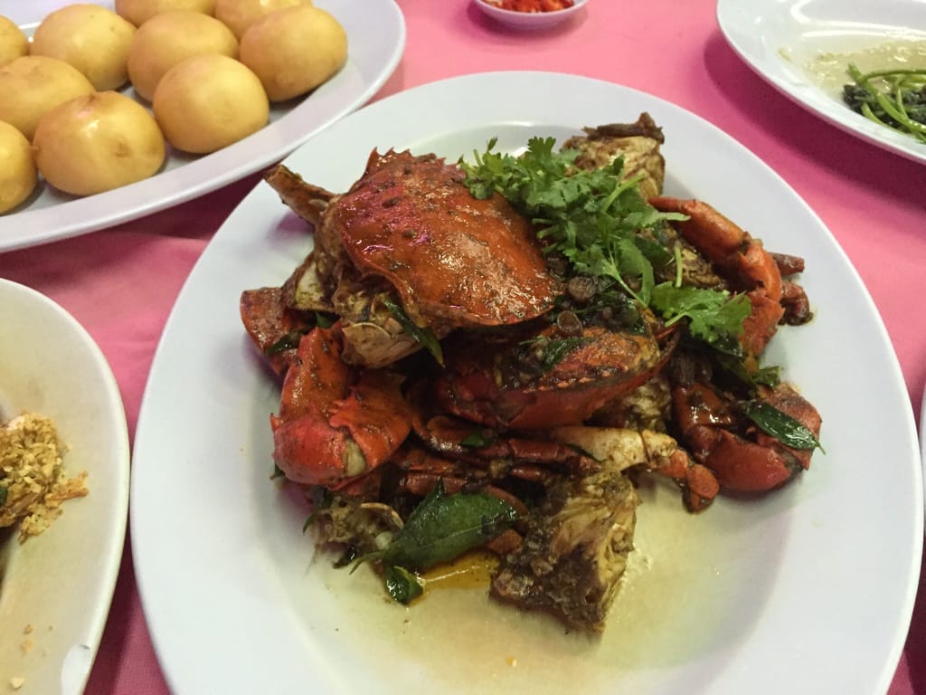 Photo by Author — crab dish — Restoran Todak 旗鱼海番村, Johor Bahru, Malaysia