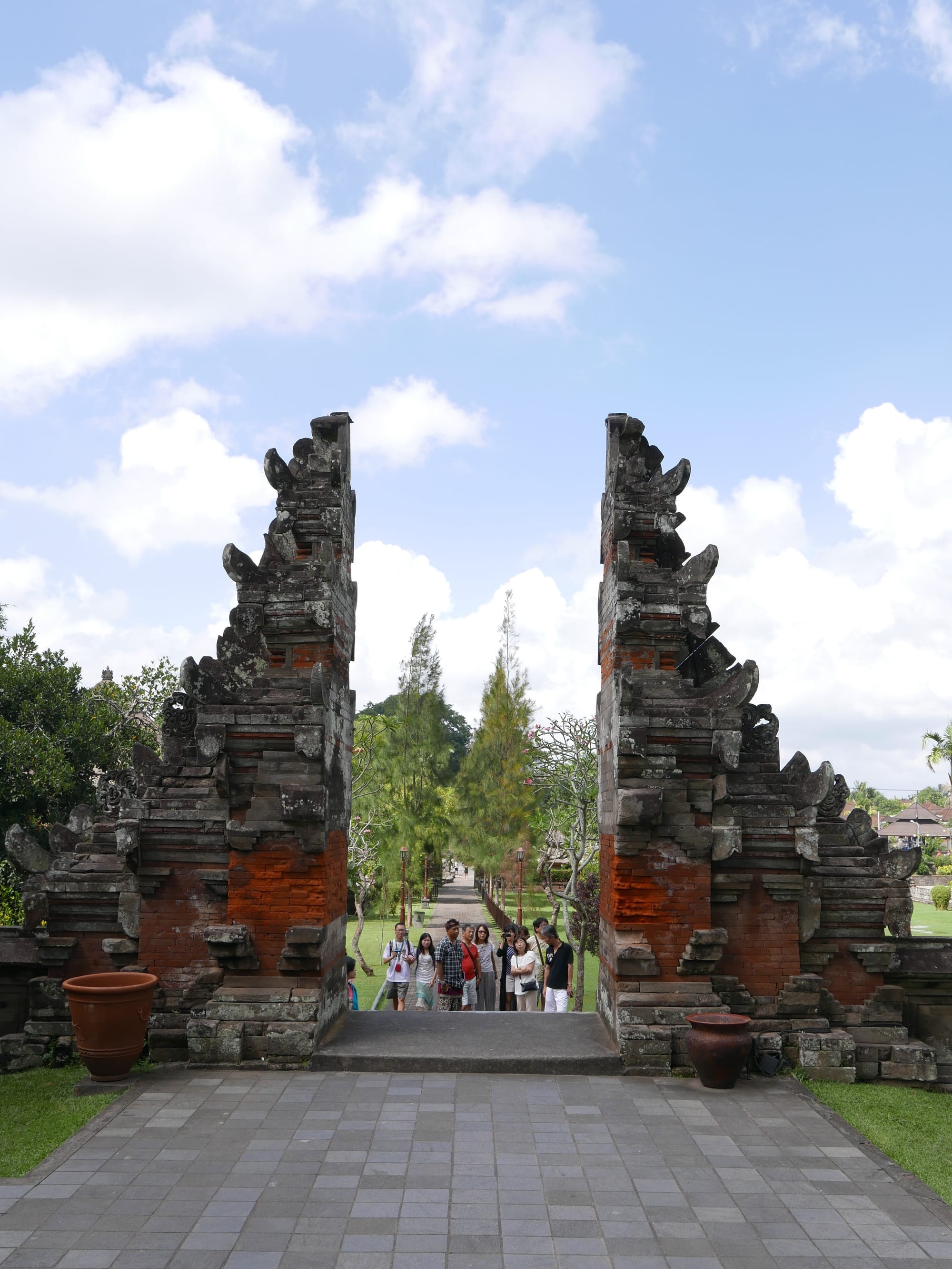 Photo by Author — a split gate at Pura Taman Ayun, Bali, Indonesia — a Royal Water Temple