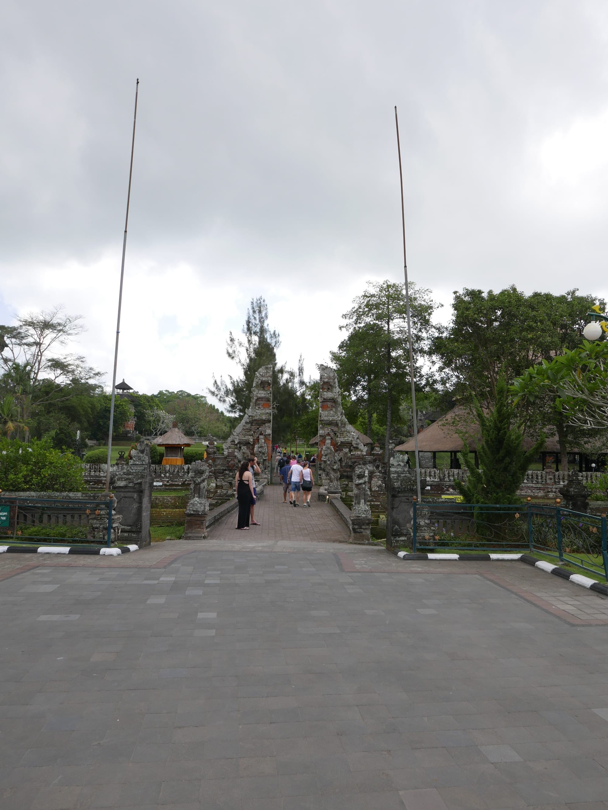 Photo by Author — the approach to Pura Taman Ayun, Bali, Indonesia — a Royal Water Temple
